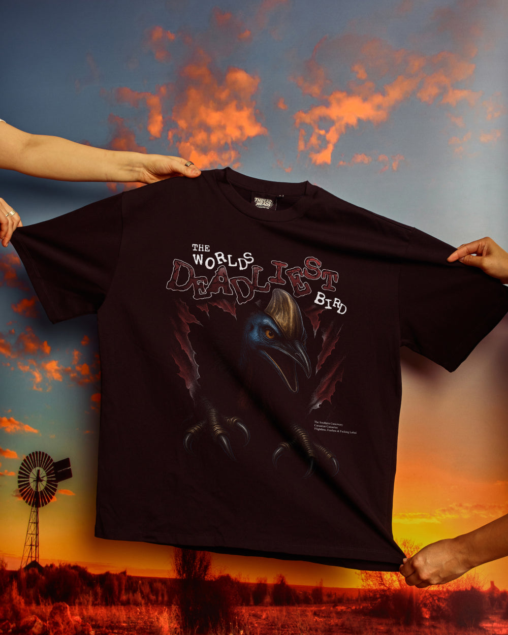 World’s Deadliest Bird Oversized Tee