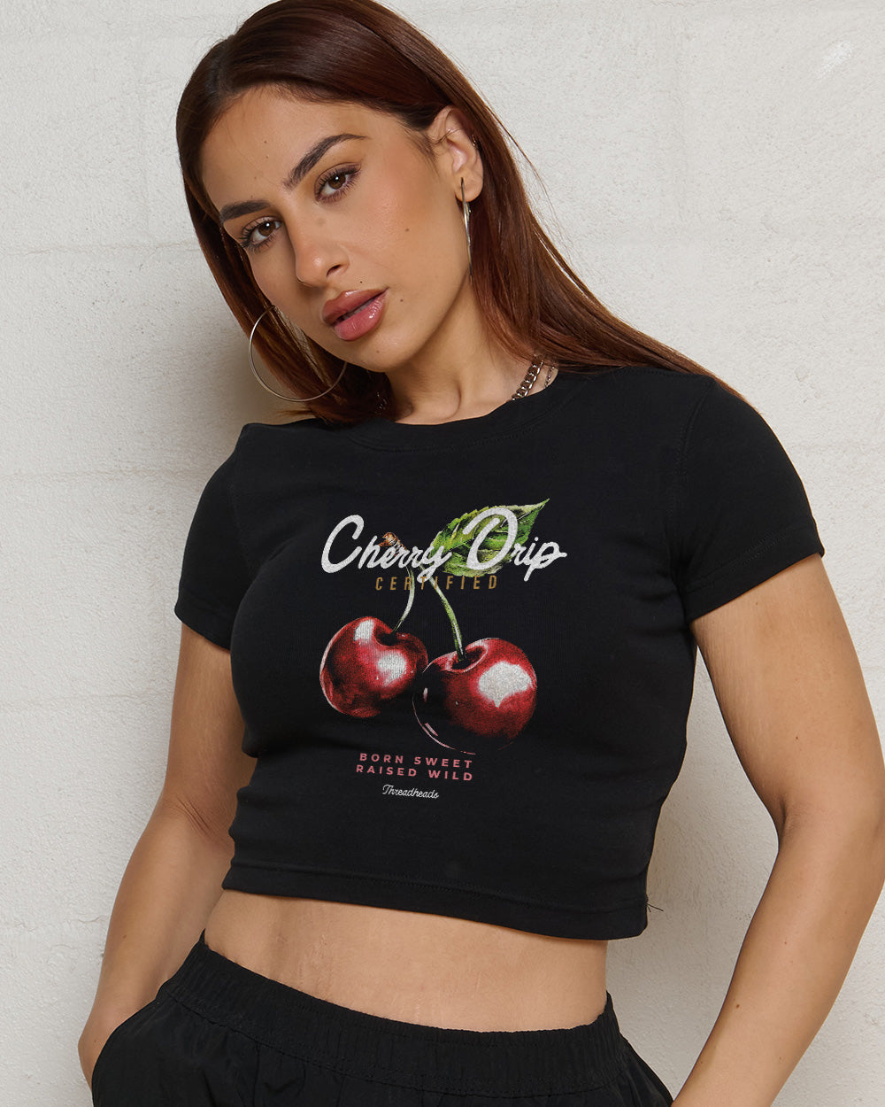 Cherry Drip Baby Tee