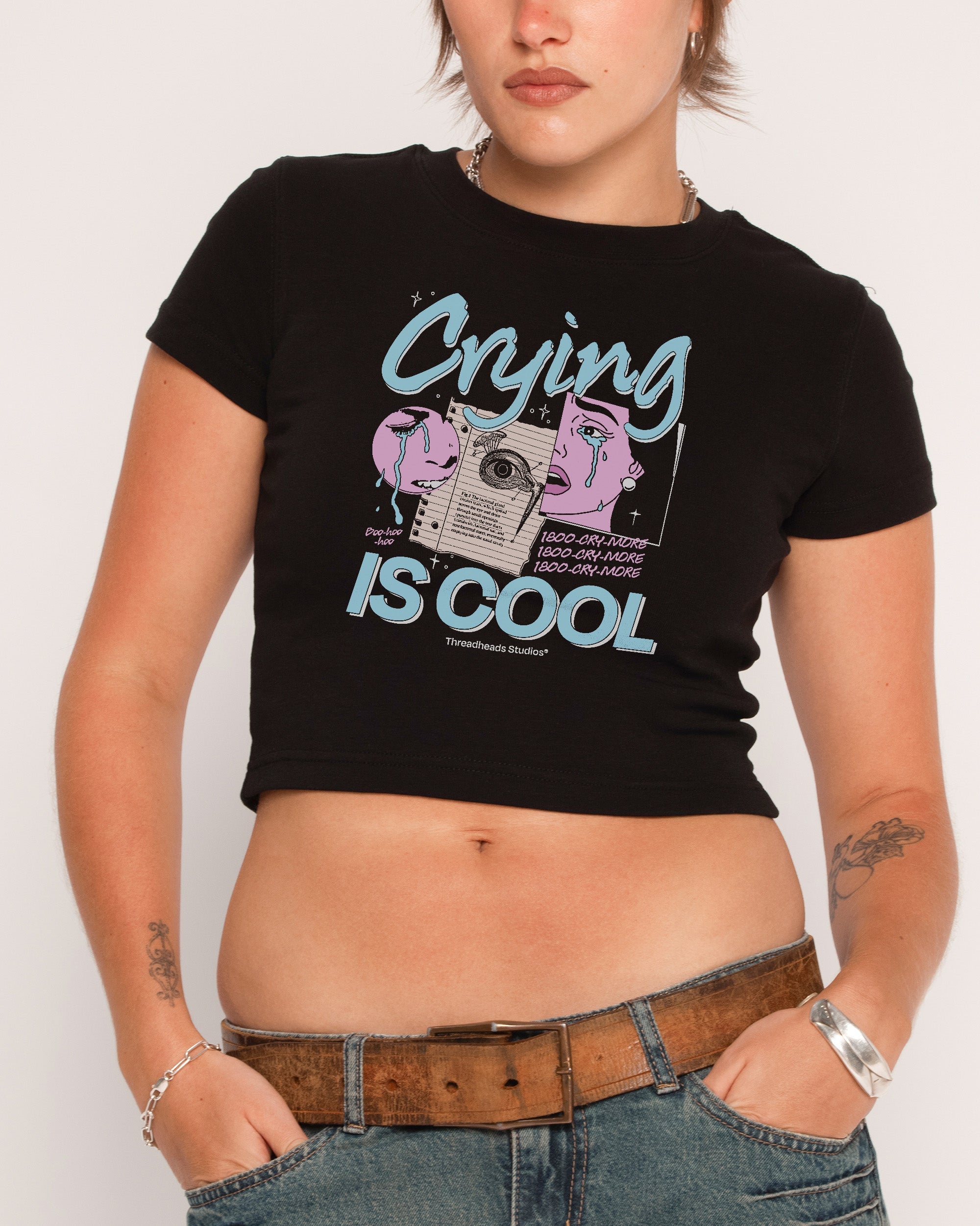 Crying is Cool Baby Tee