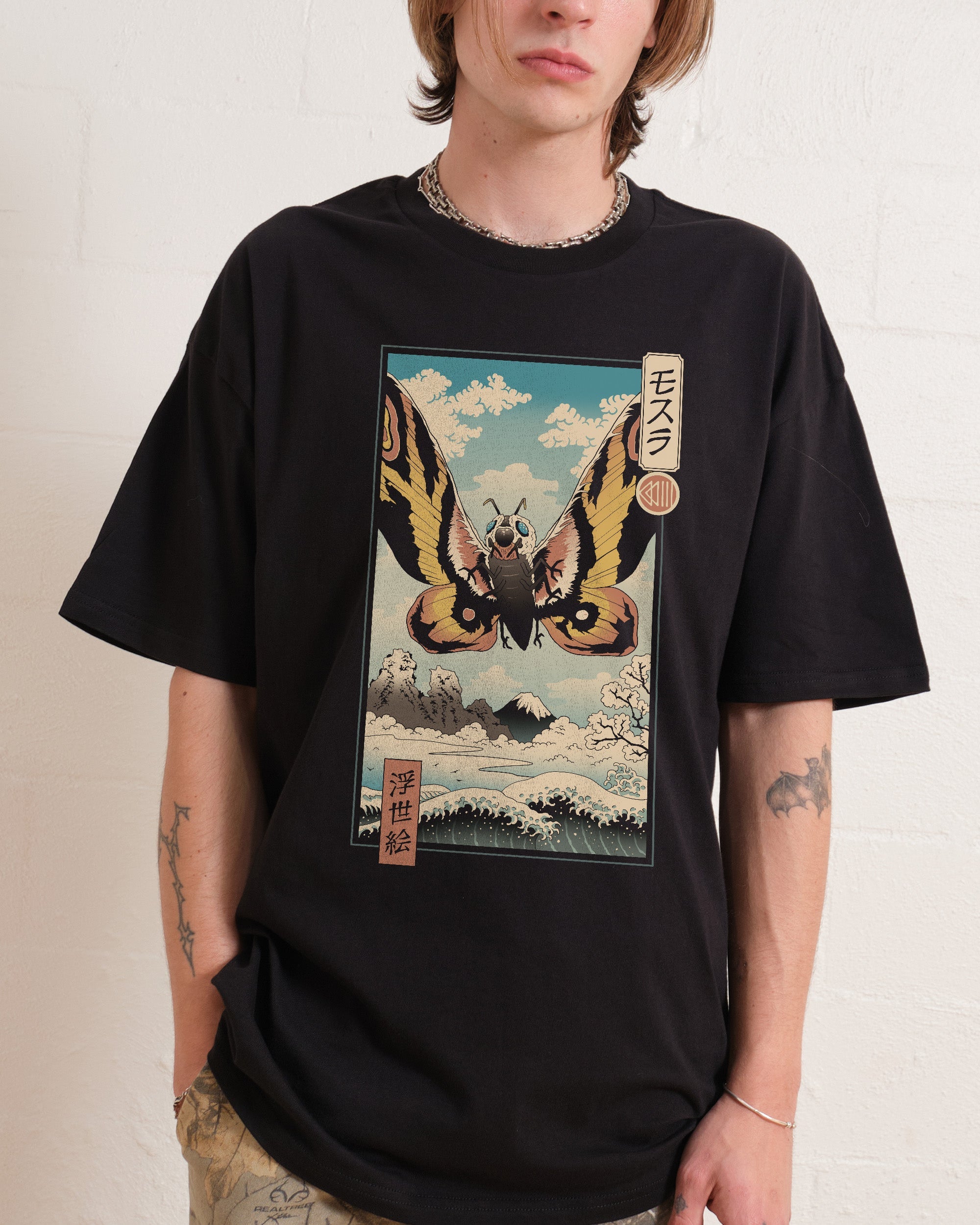 Ancient Moth Ukiyo-e T-Shirt
