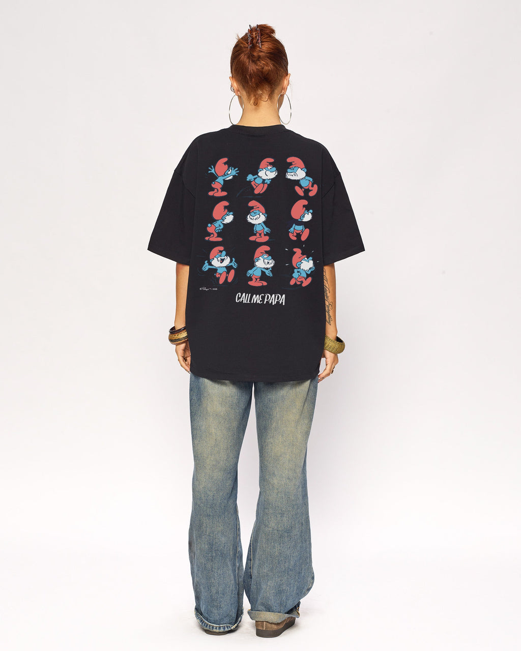 Call Me Papa Oversized Tee