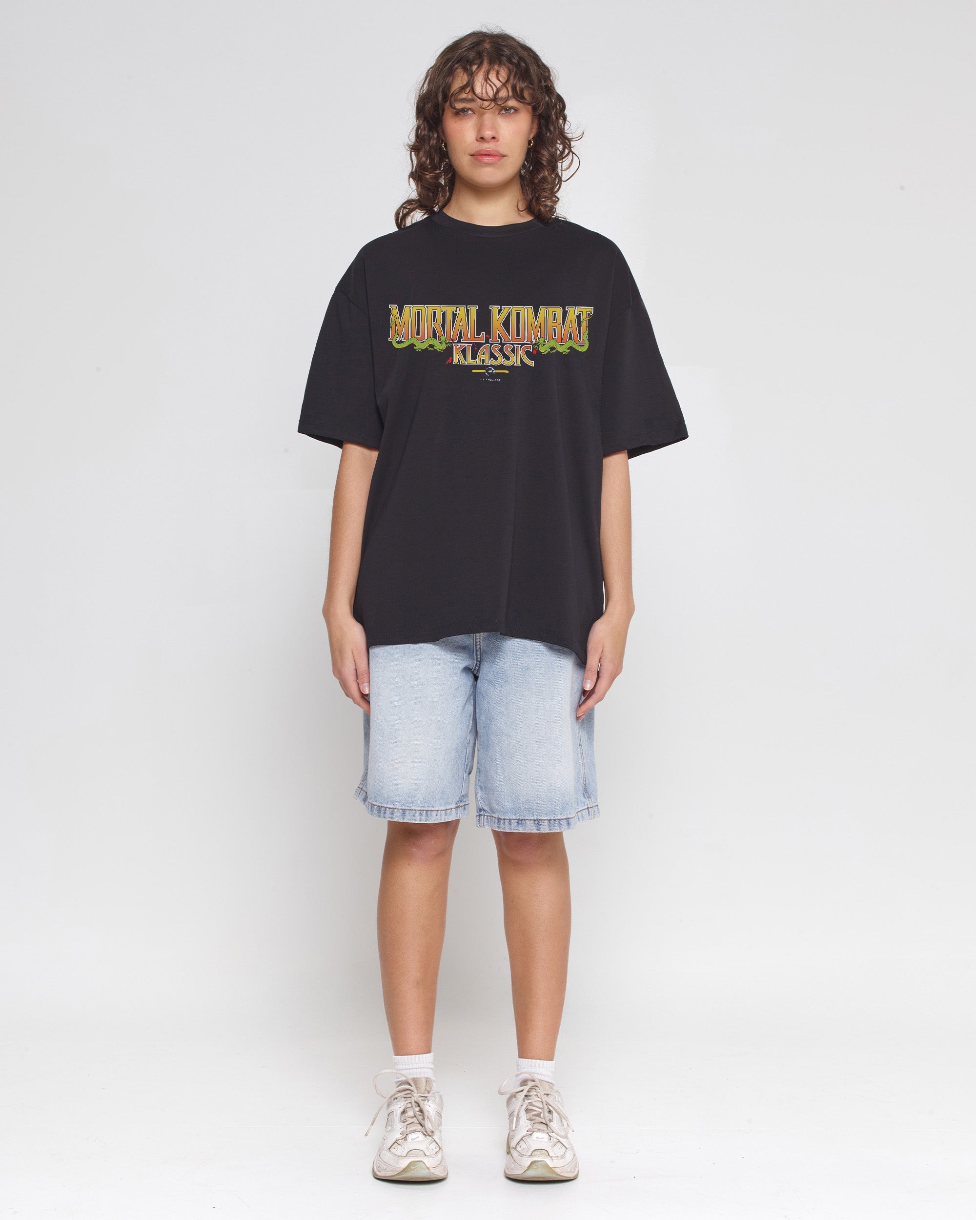 Mortal Kombat Klassic Logo Oversized Tee
