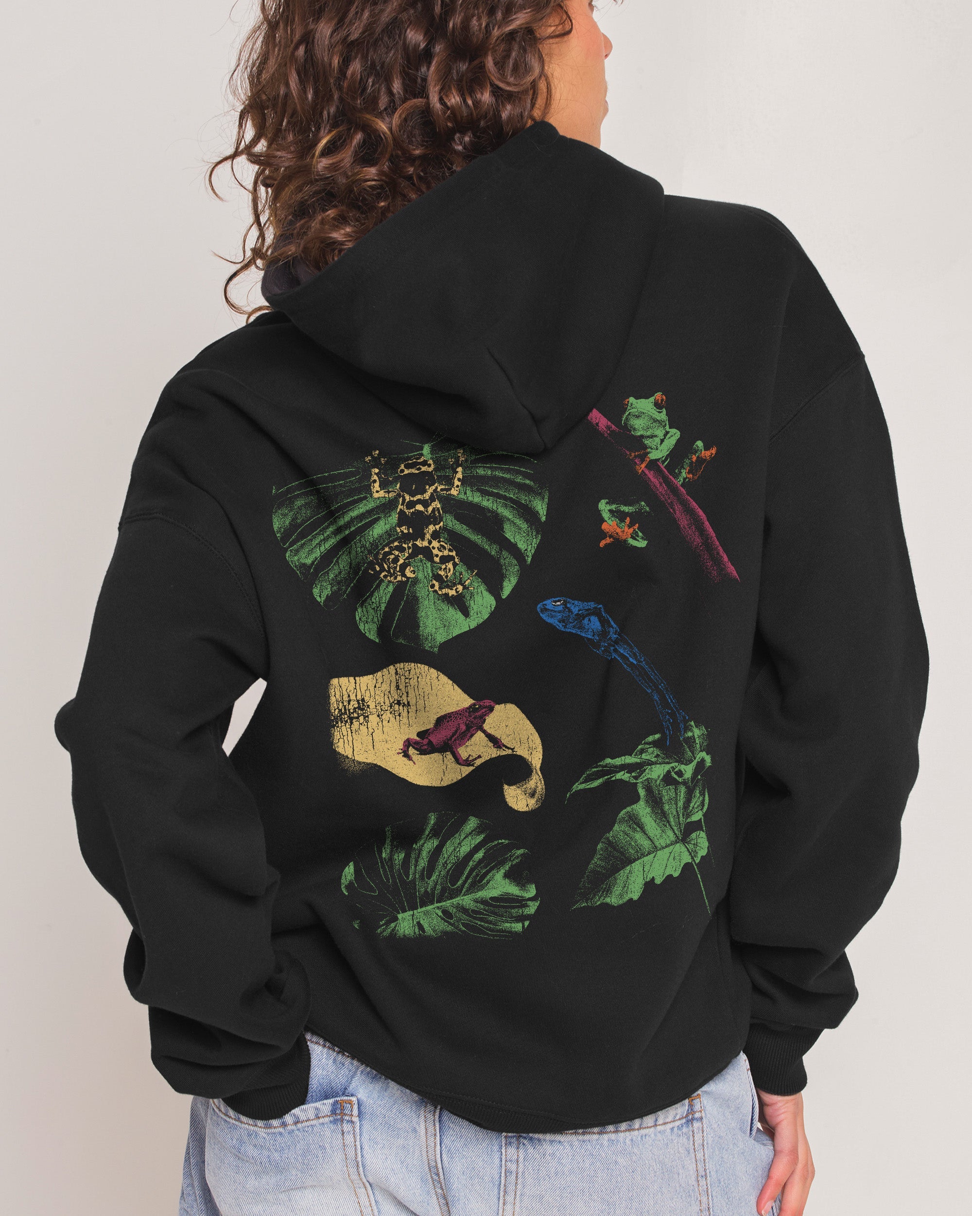 Man I Love Frogs Jungle Edition Hoodie