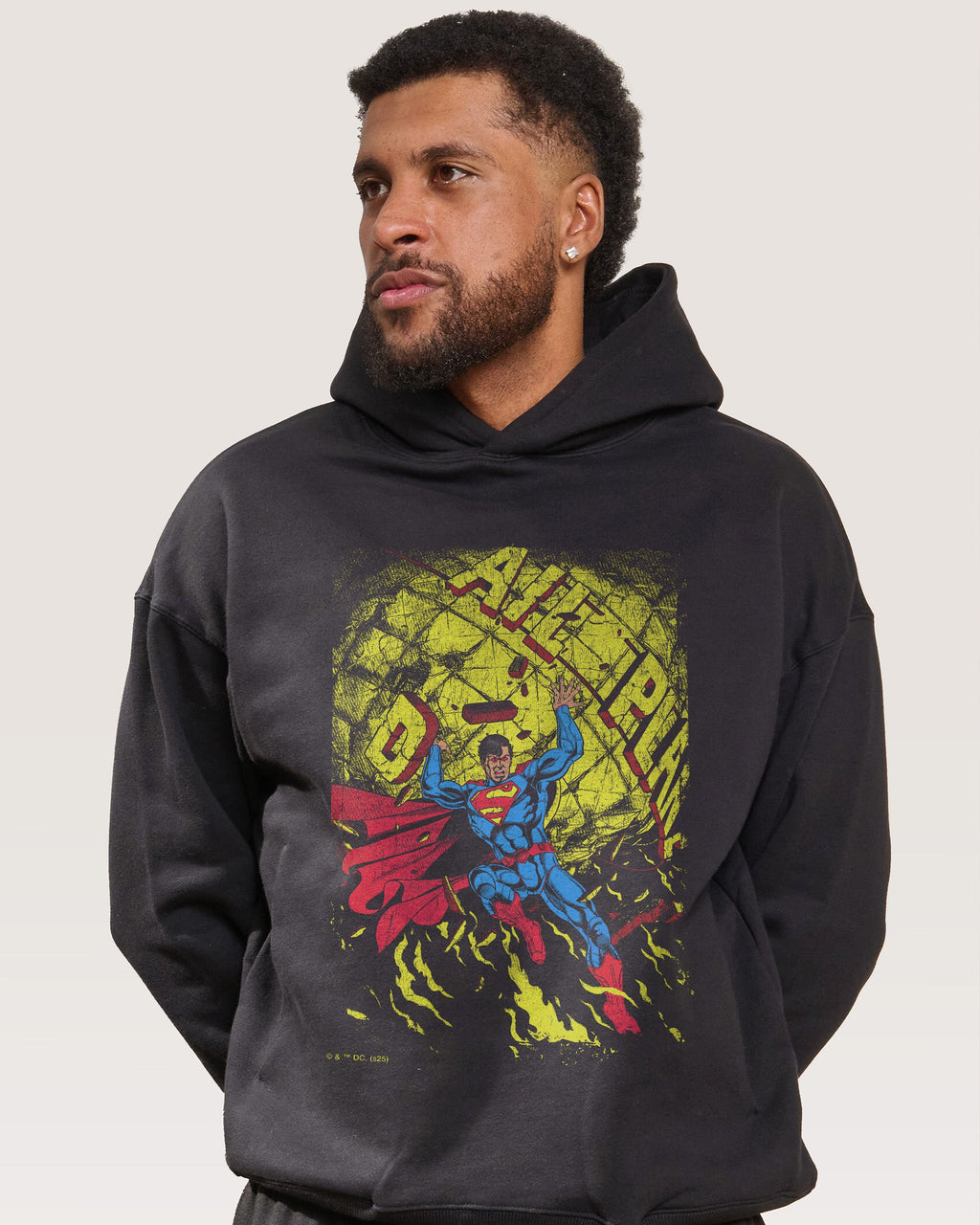 Superman Fire Hoodie