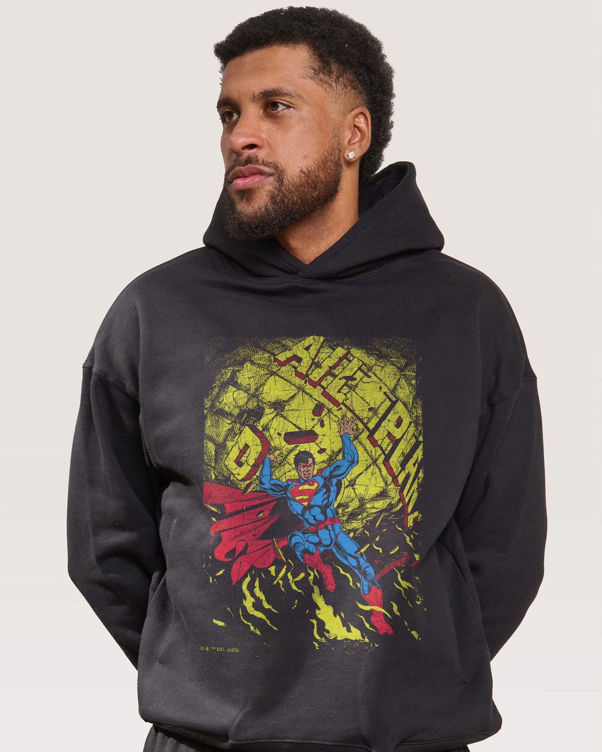 Superman Fire Hoodie