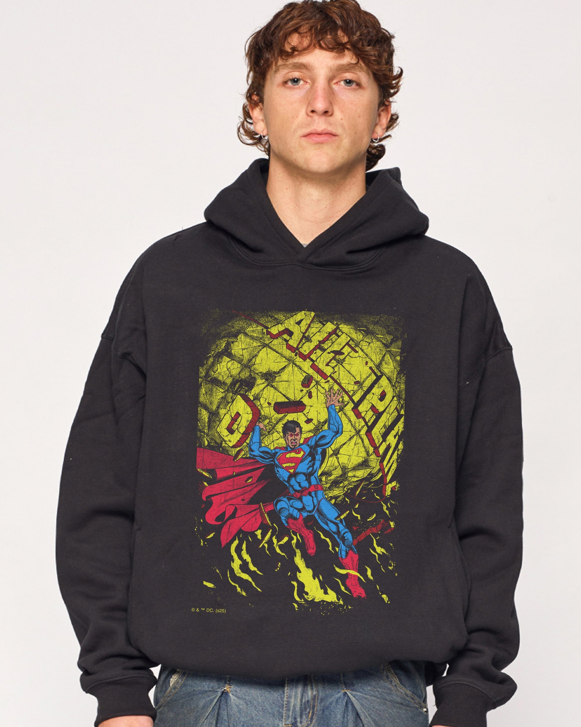 Superman Fire Hoodie