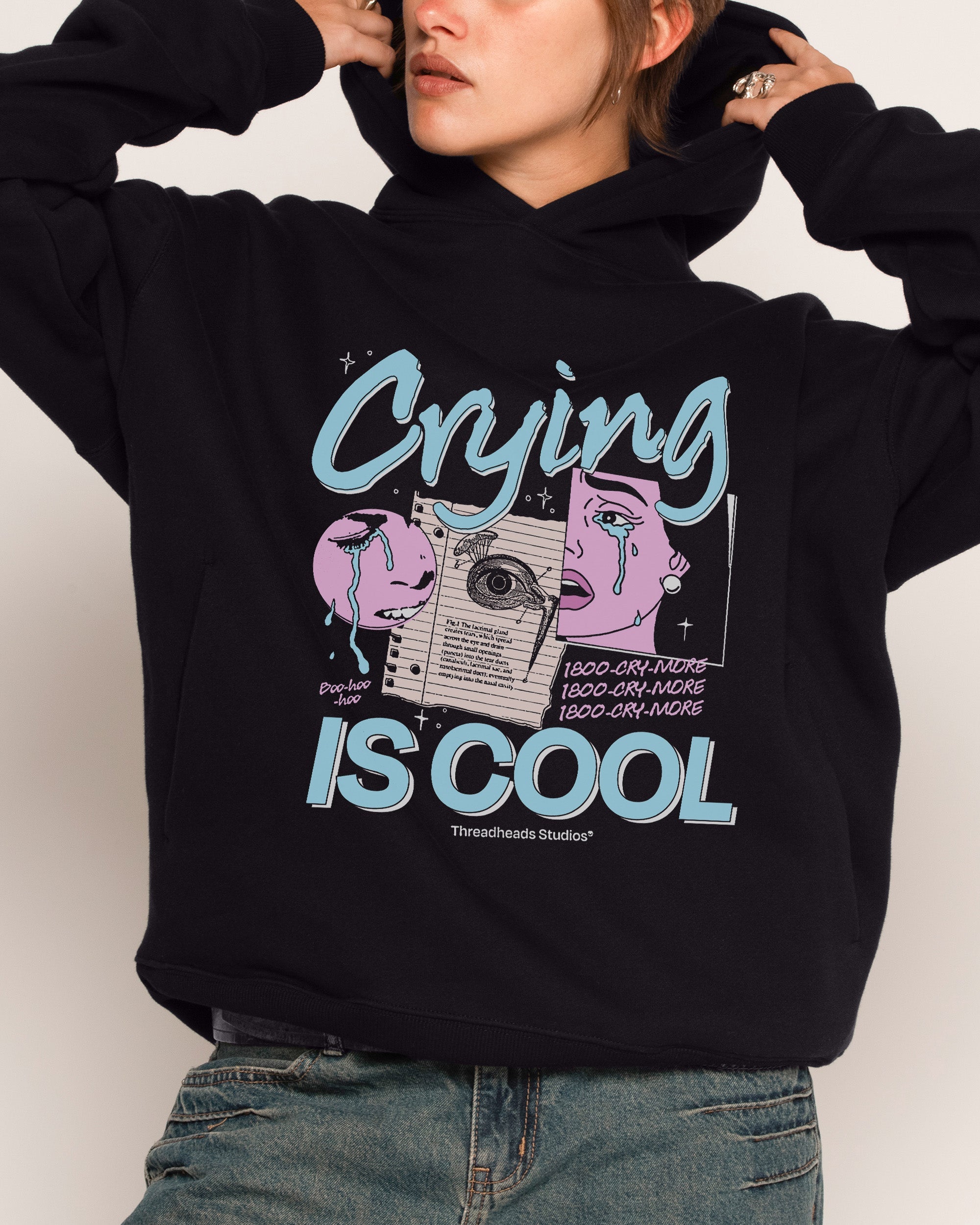 Crying is Cool Hoodie