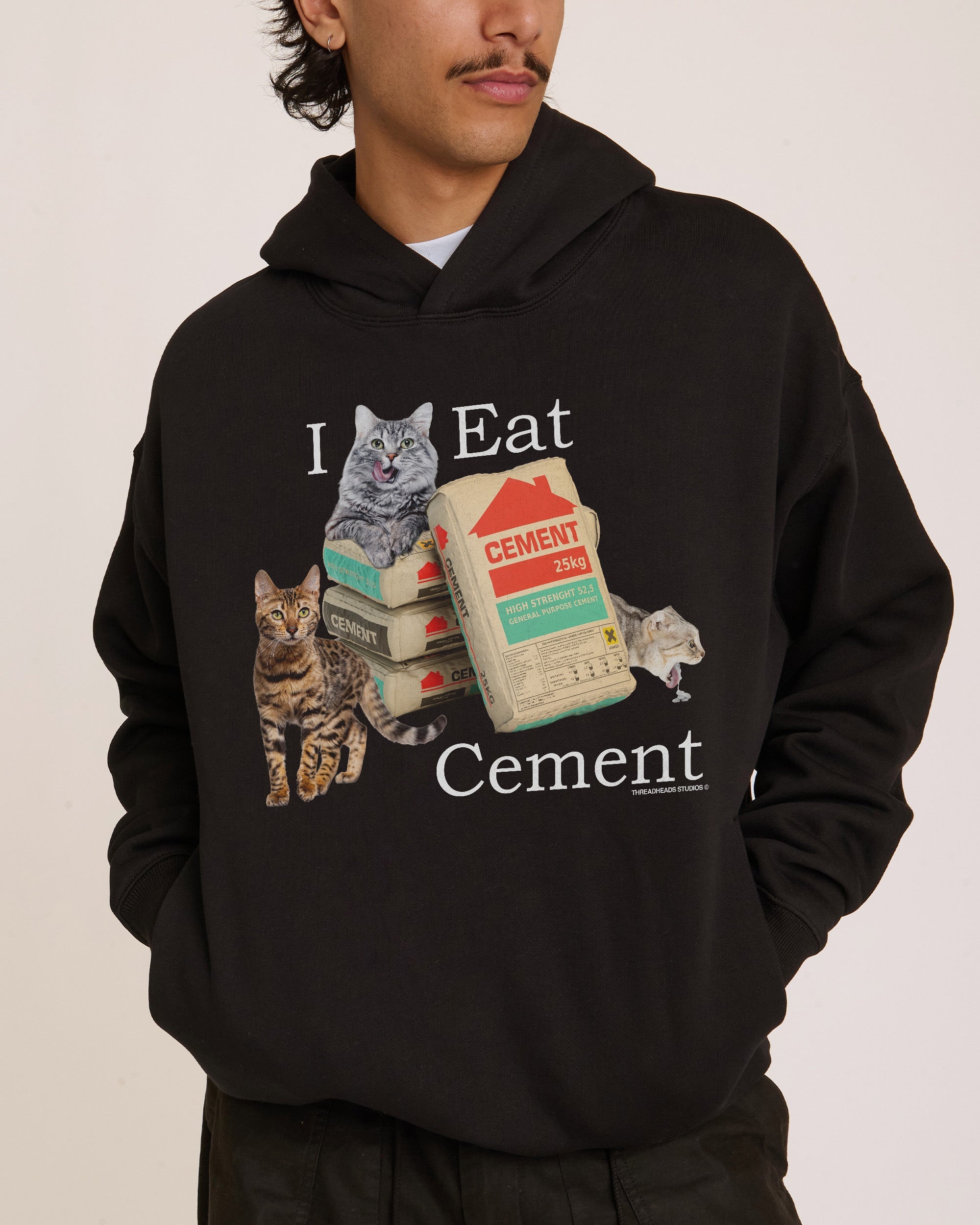 I Eat Cement Hoodie