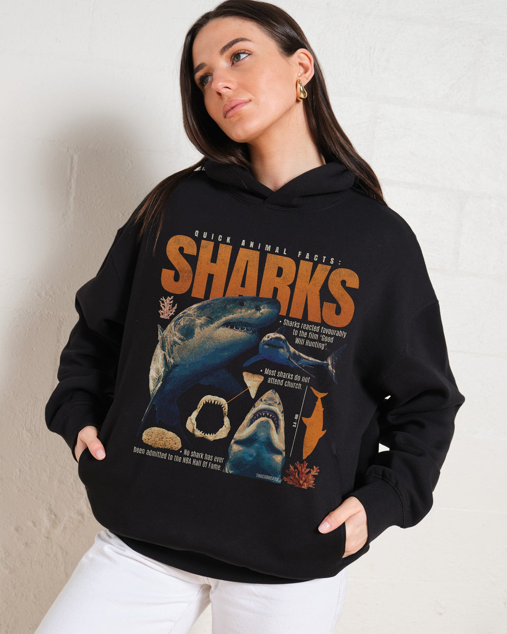 Quick Animal Facts - Sharks Hoodie