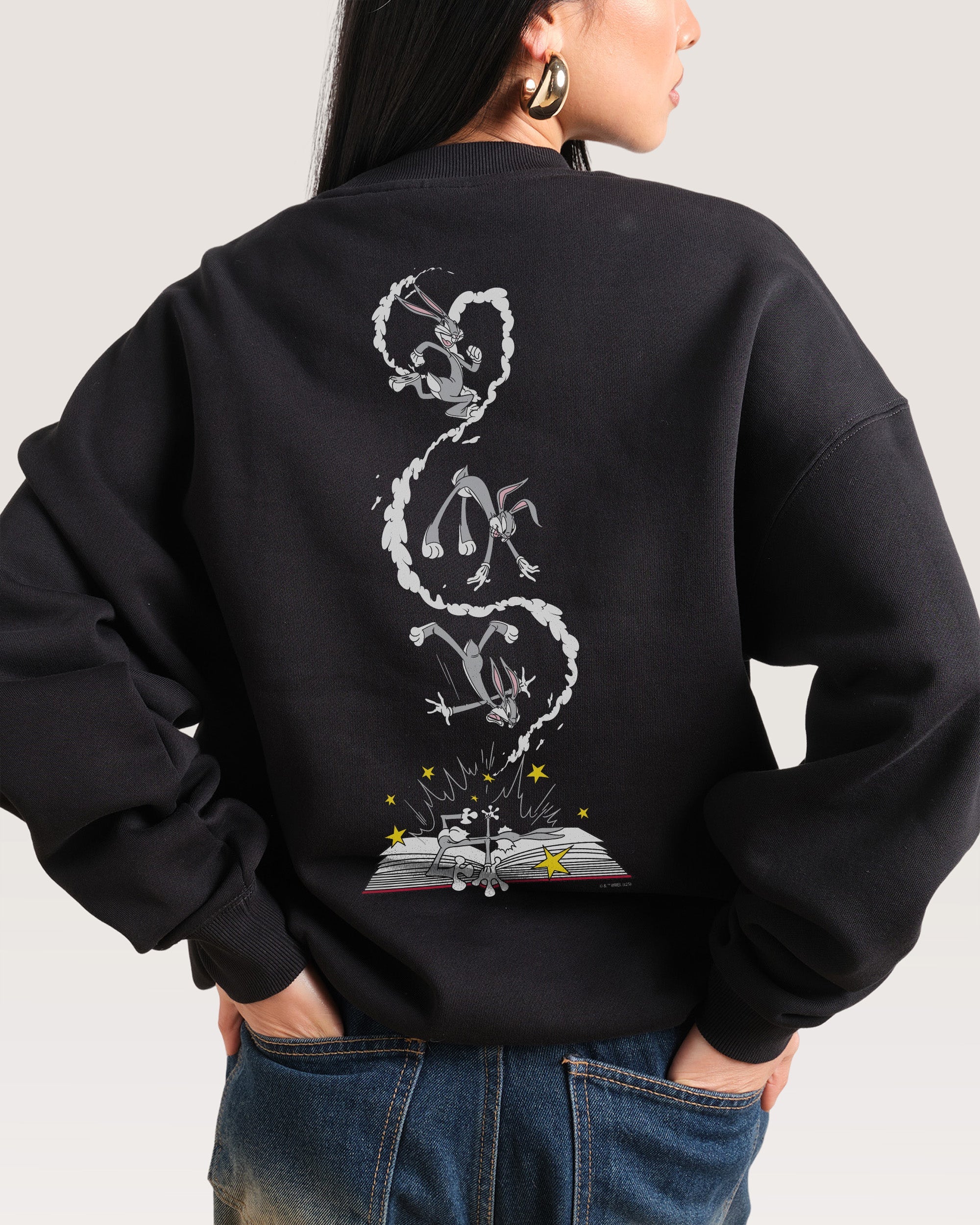 Bugs Bunny Book Crash Sweatshirt