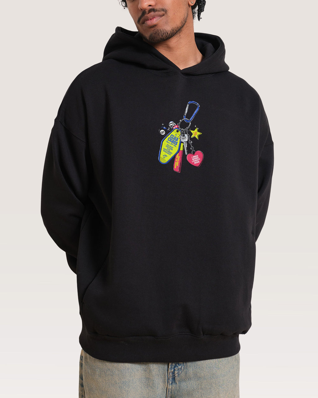 Club Chaos Key Chain Hoodie