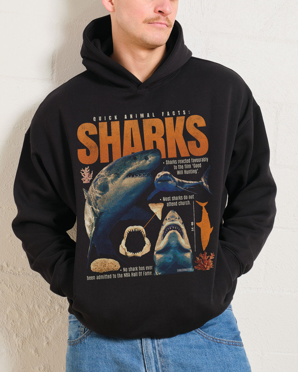 Quick Animal Facts - Sharks Hoodie