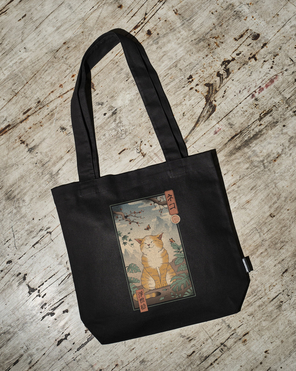 Edo Cat Tote Bag