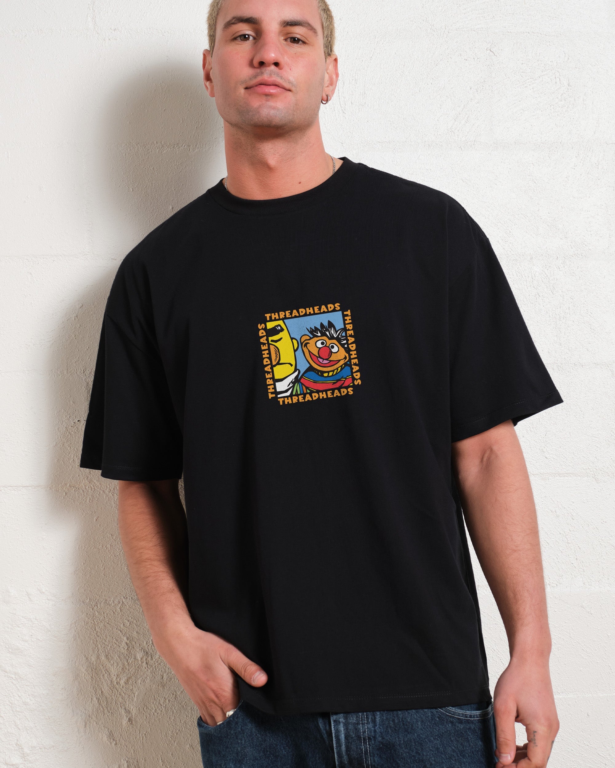 Bert And Ernie Driving Me Bananas Oversized Tee