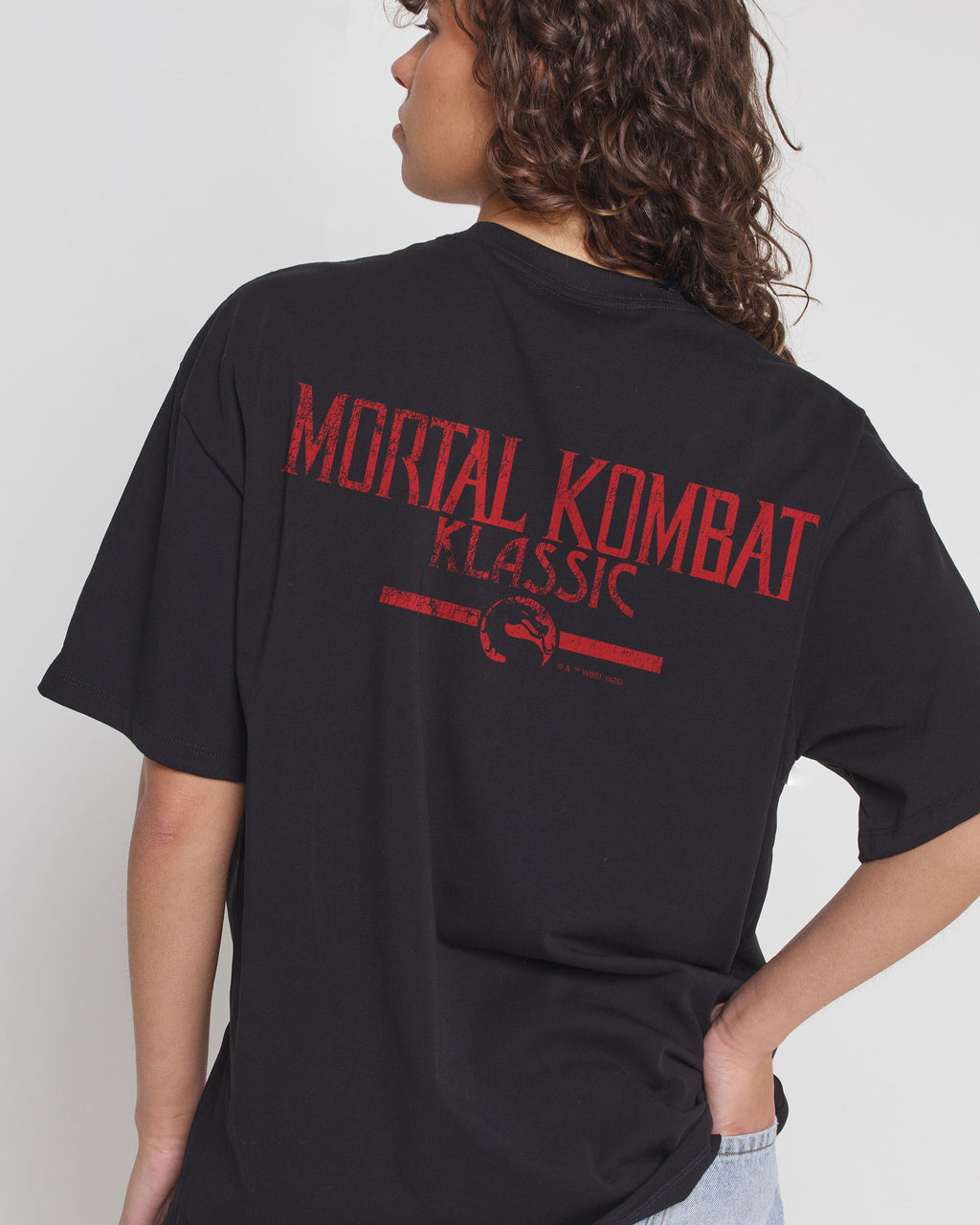 Raiden Mortal Kombat Oversized Tee