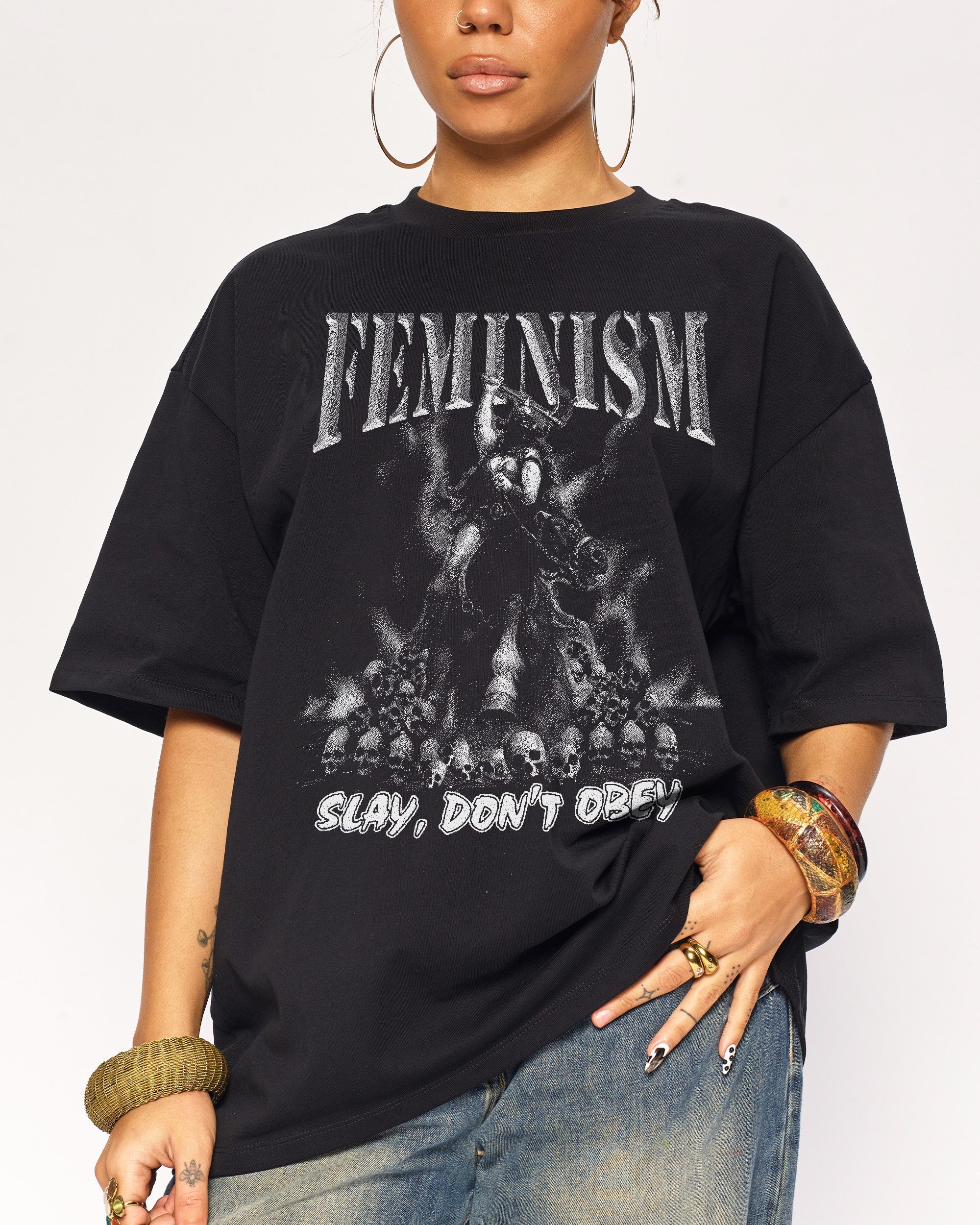 Feminist Raider Oversized Tee