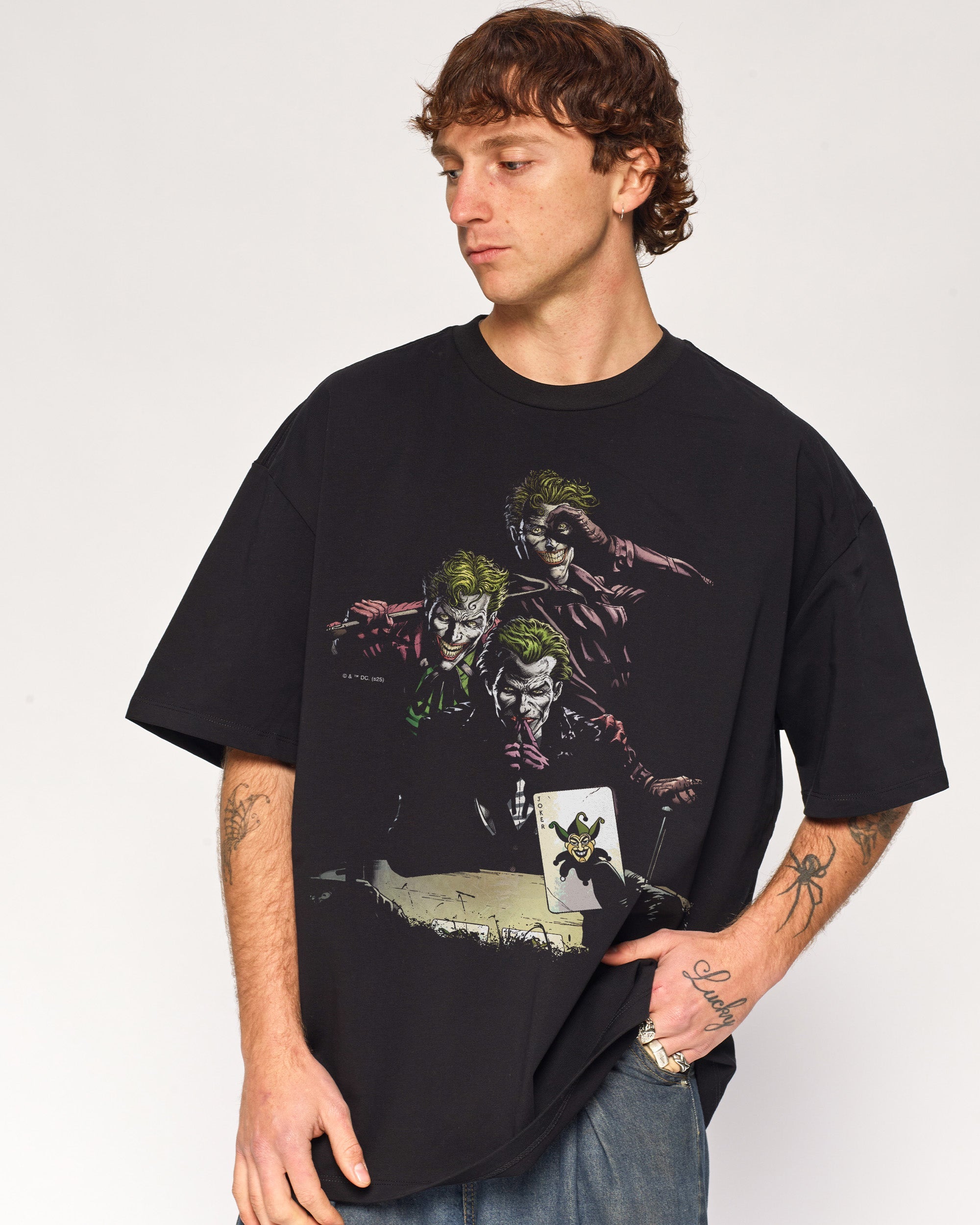 The Joker Compilation Oversized Tee