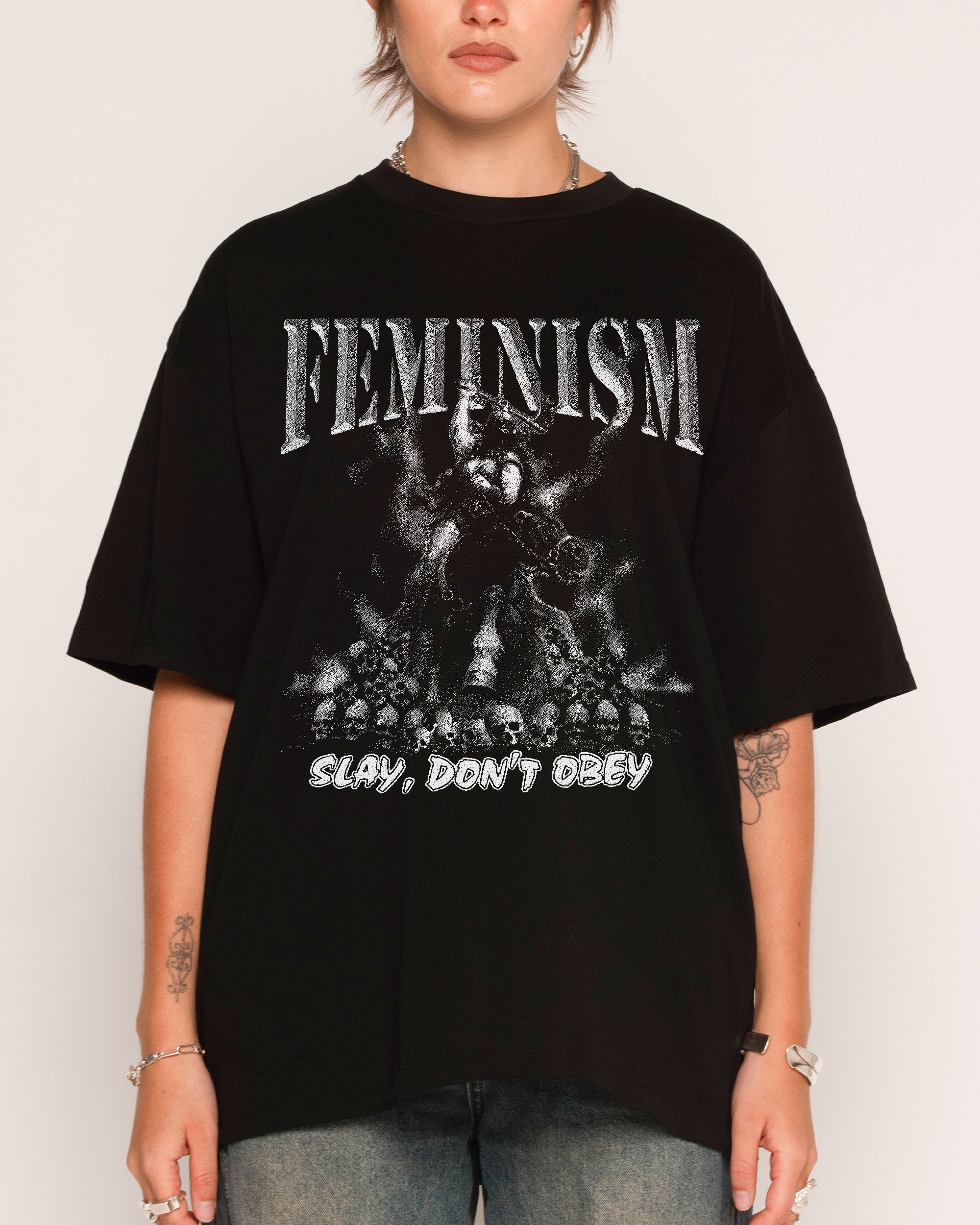Feminist Raider Oversized Tee