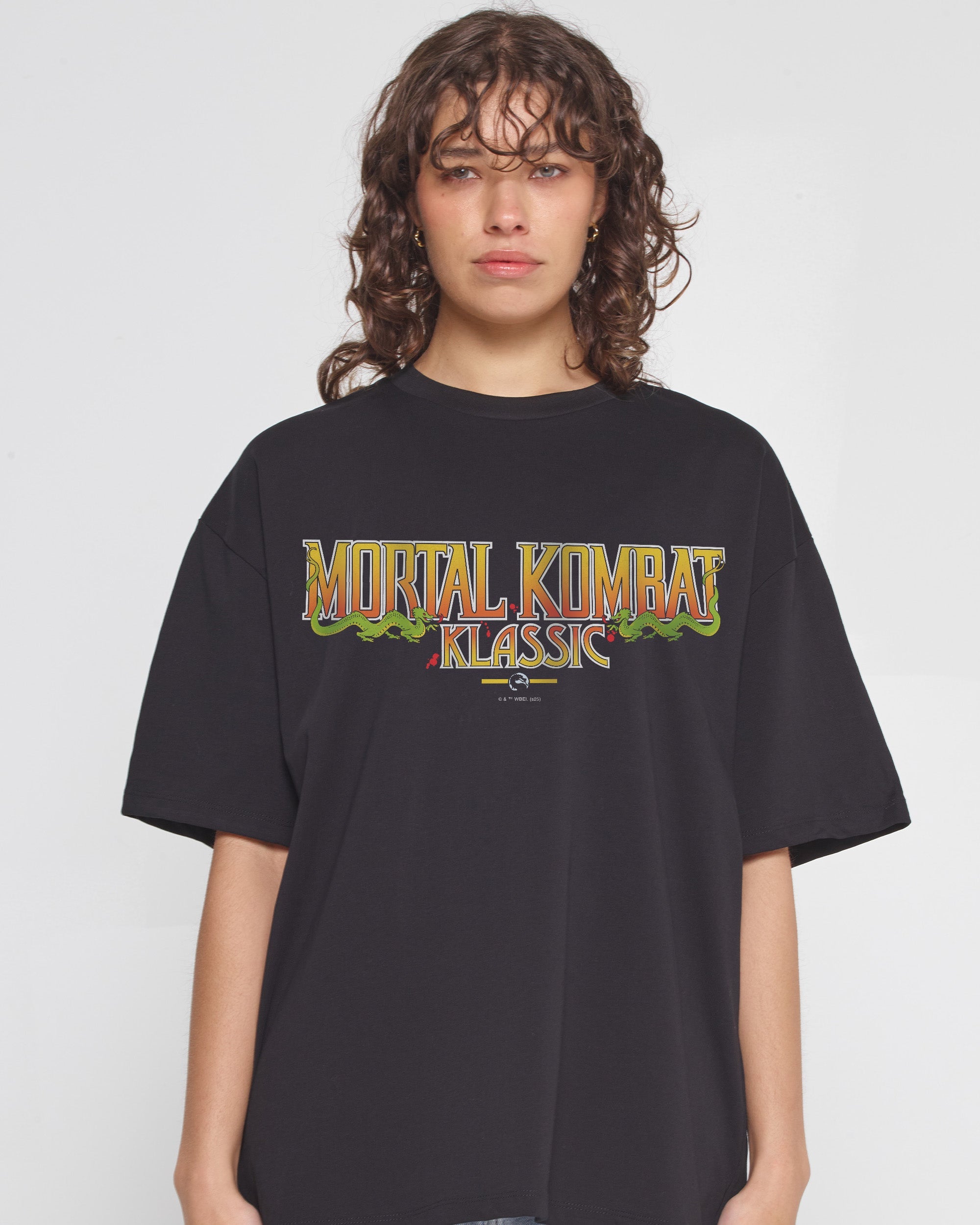 Mortal Kombat Klassic Logo Oversized Tee