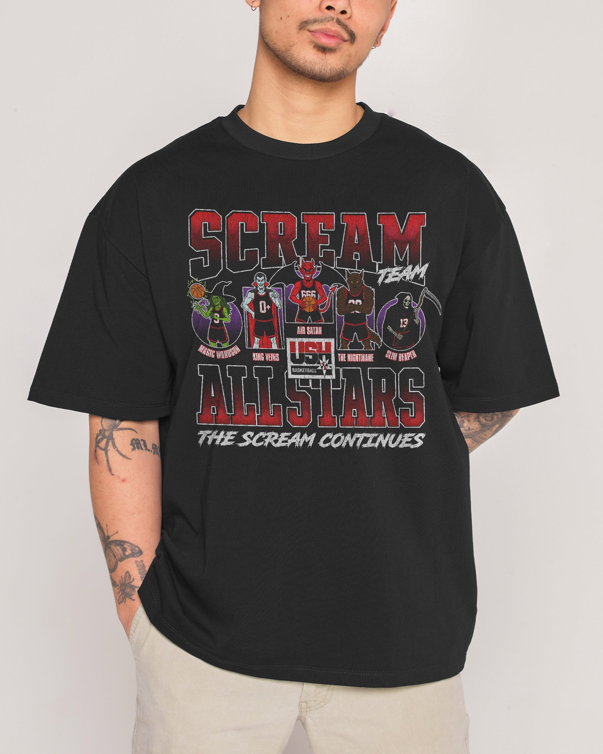 Scream Team Oversized Tee