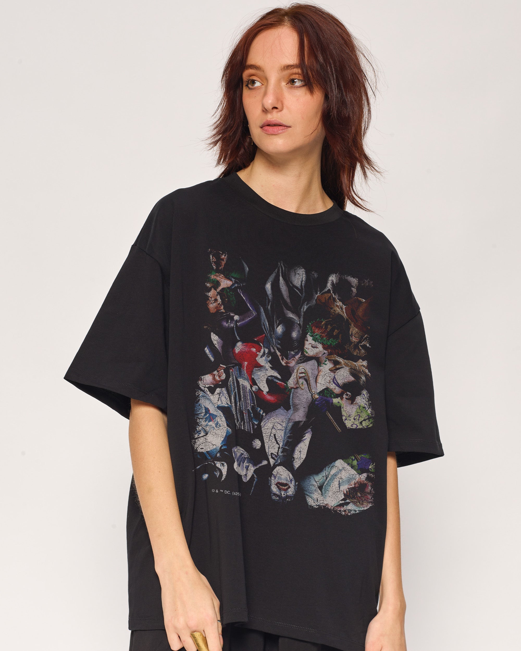 Batman Villains Compilation Oversized Tee