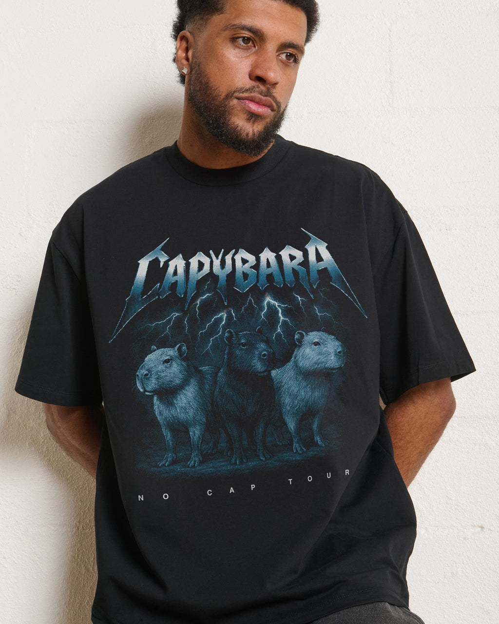 Capybara No Cap Tour Oversized Tee