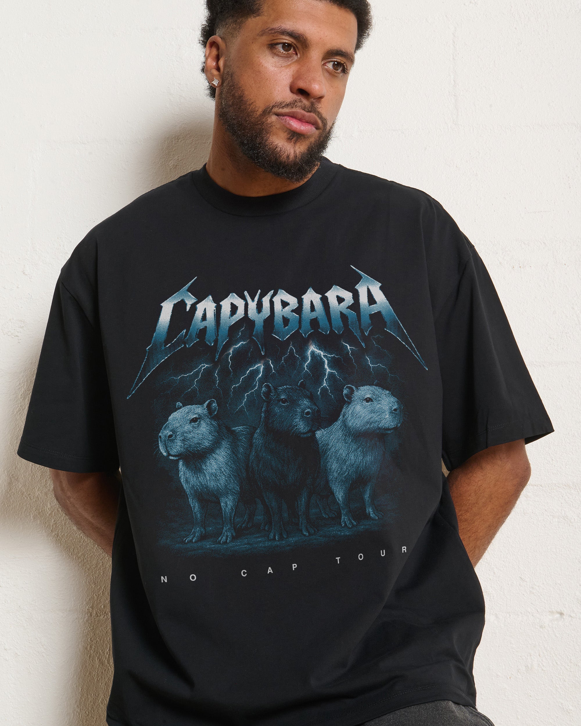 Capybara No Cap Tour Oversized Tee