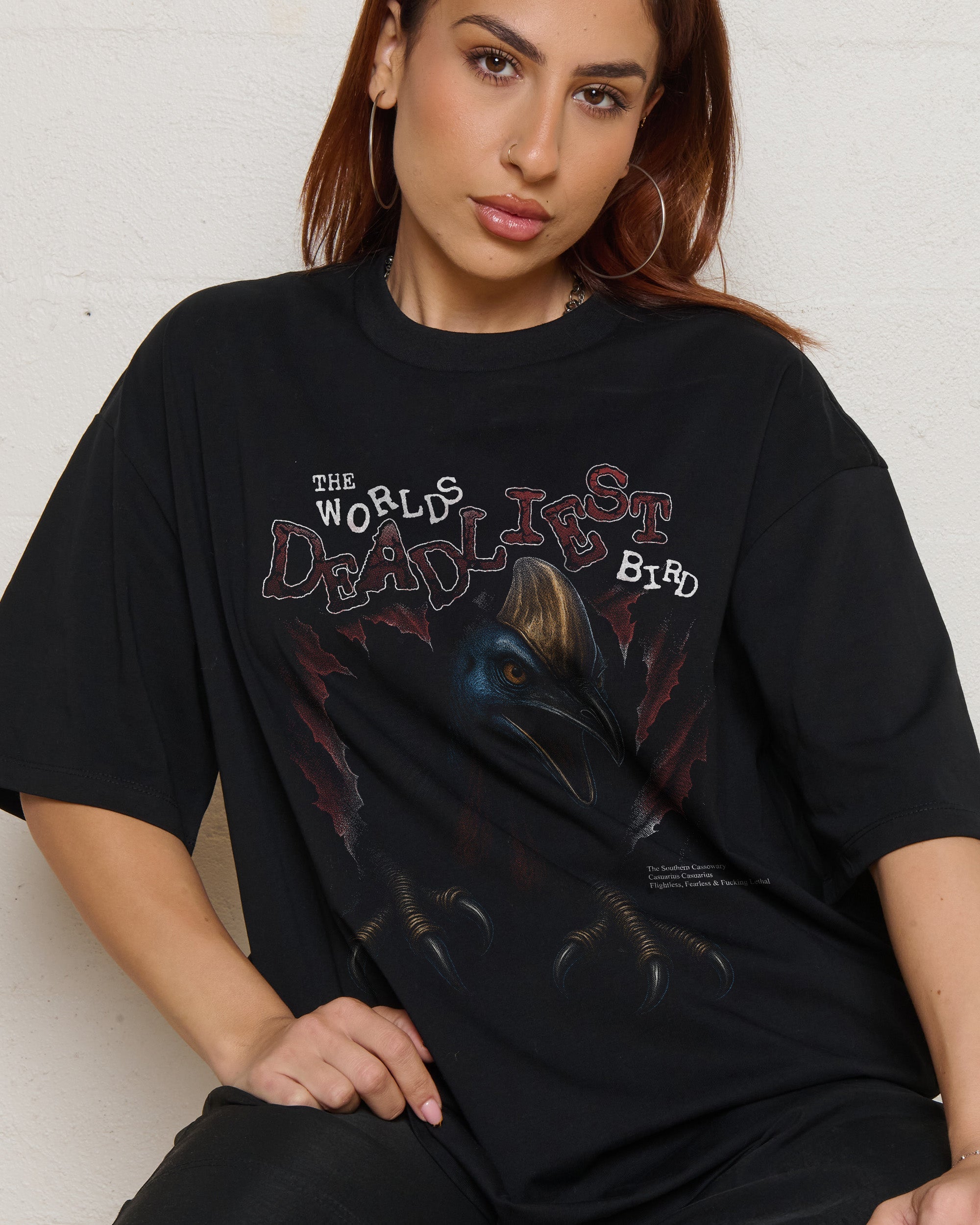 World’s Deadliest Bird Oversized Tee