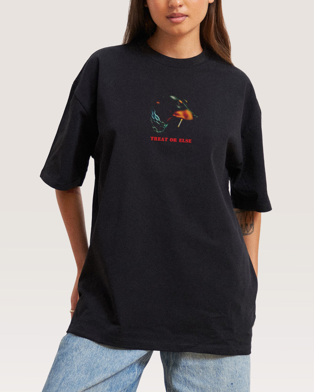 Treat or Else Oversized Tee