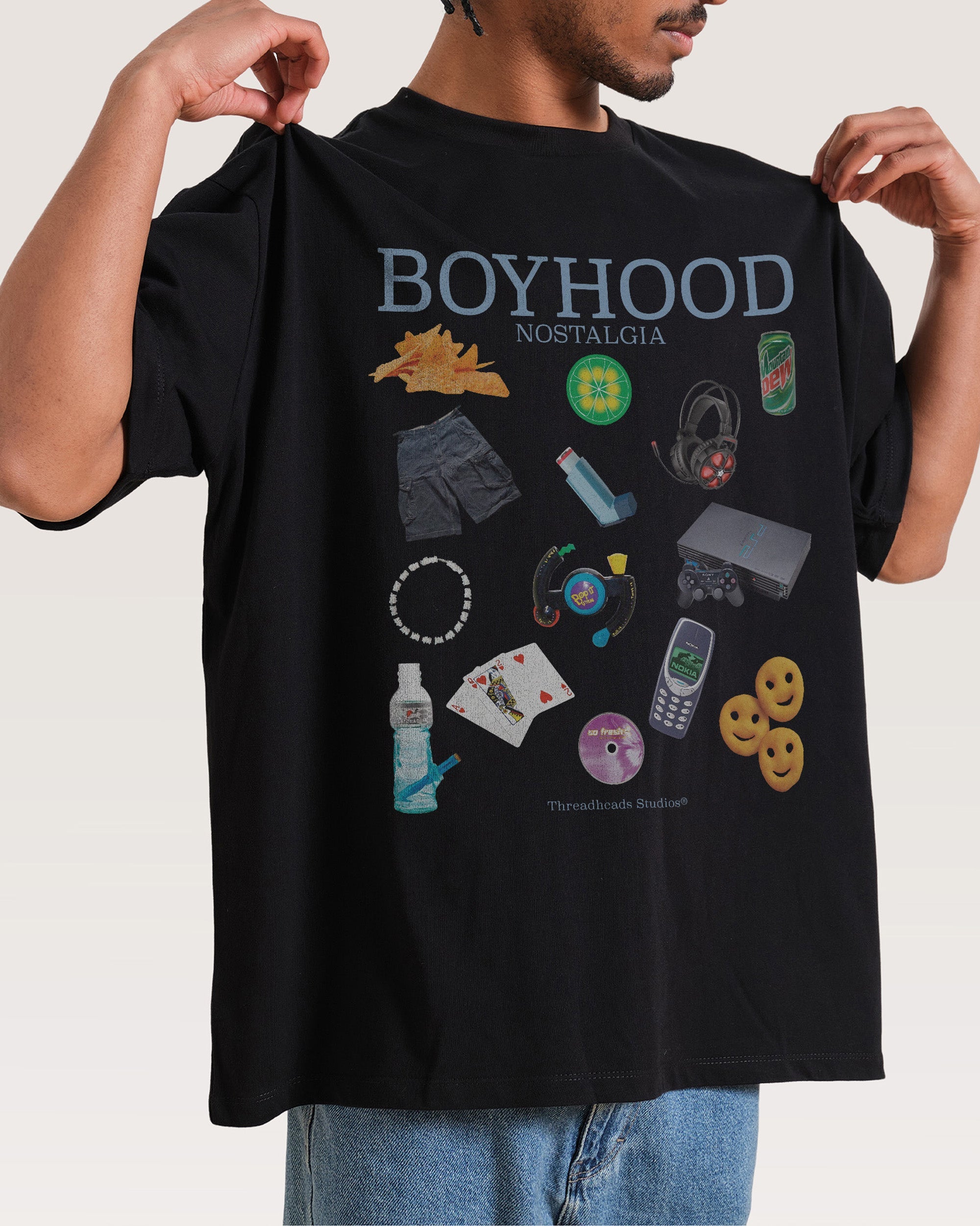 Boyhood Nostalgia Oversized Tee