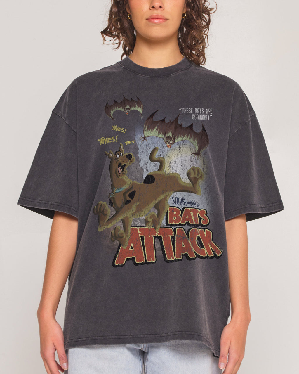 Scooby-Doo Bats Attack Wash Tee