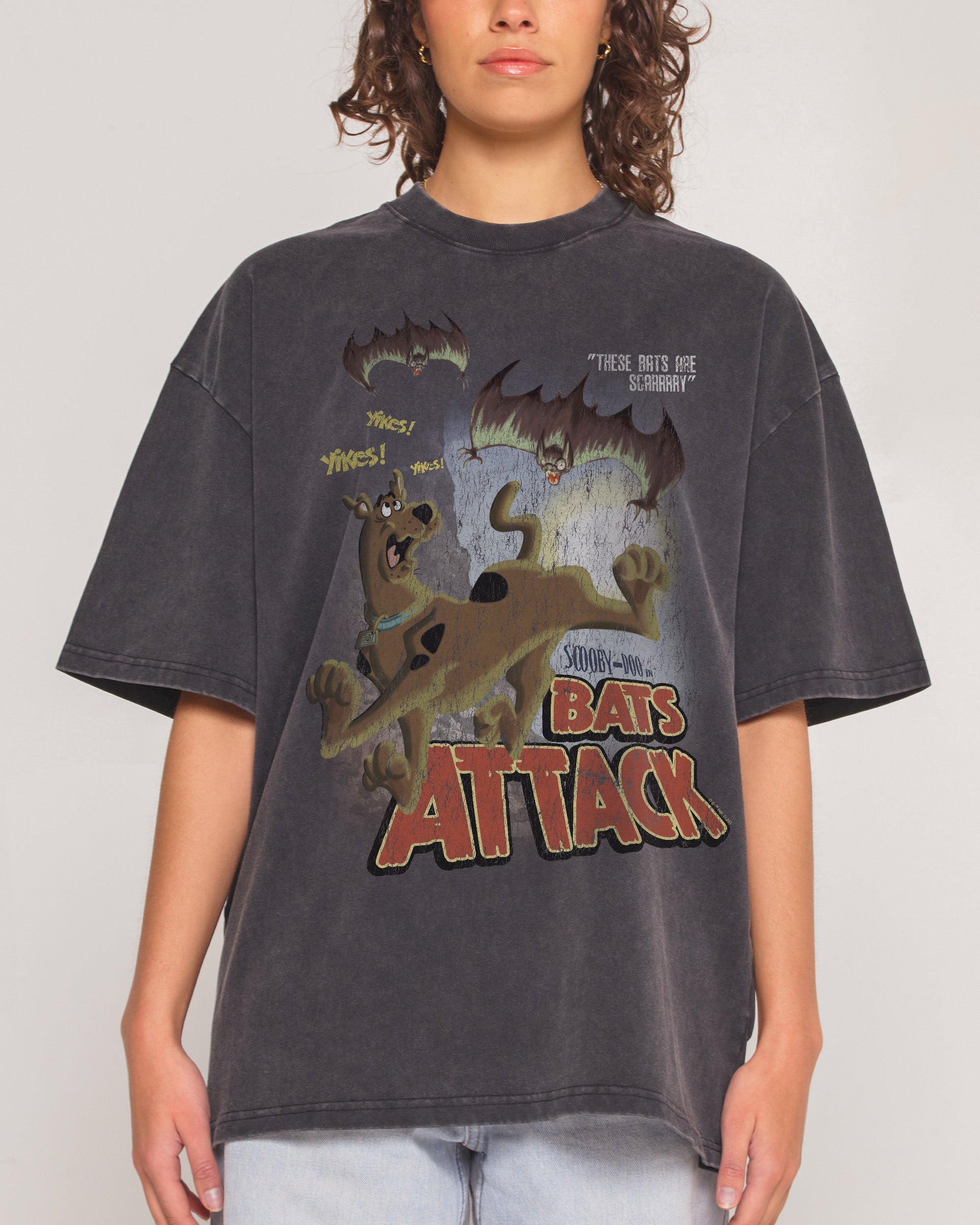 Scooby-Doo Bats Attack Wash Tee