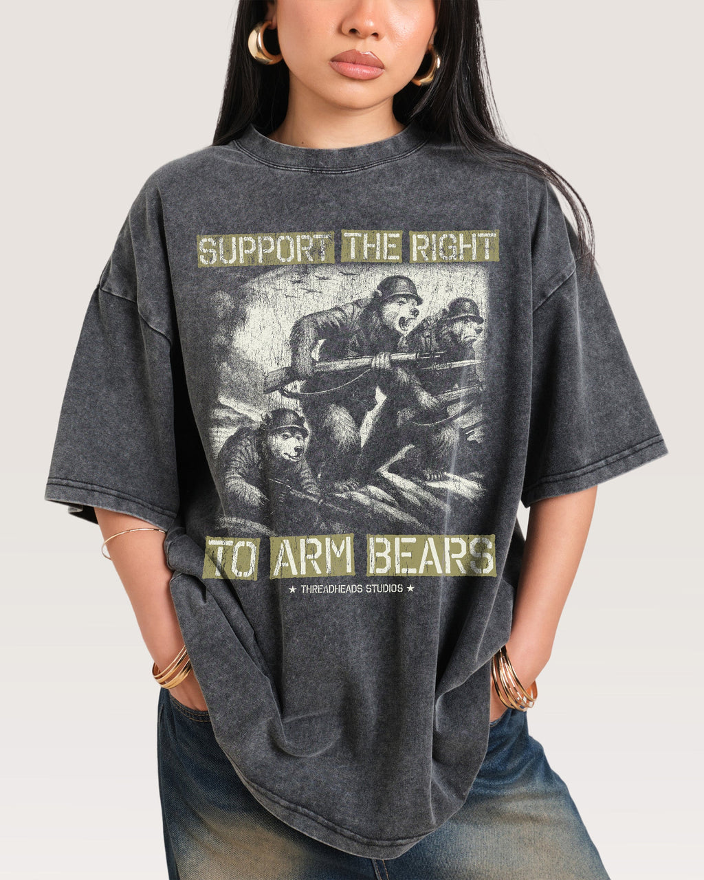 Arm Bears Wash Tee