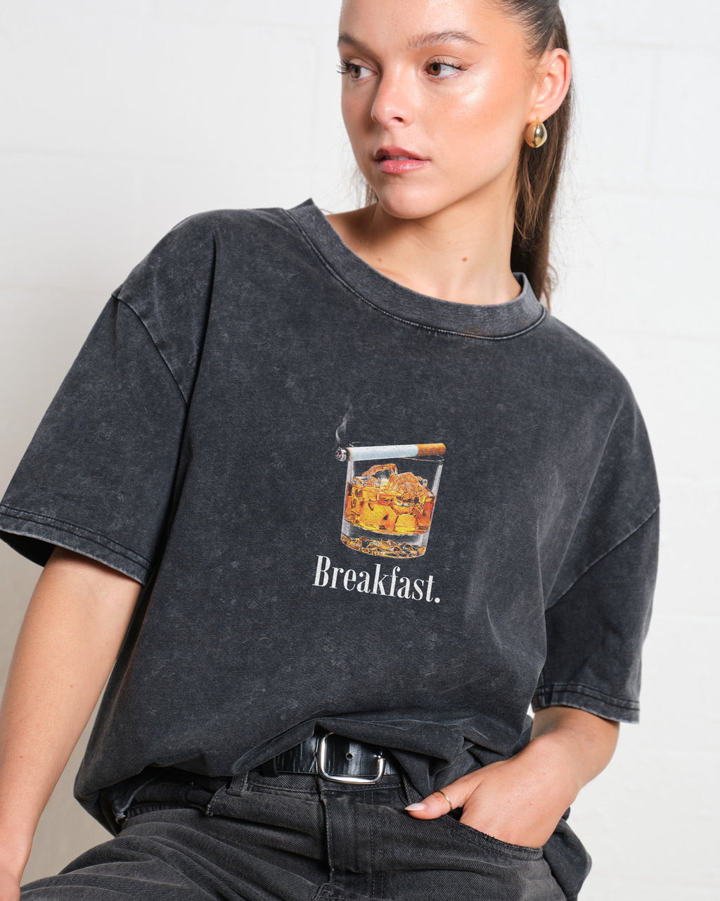 Breakfast Wash Tee