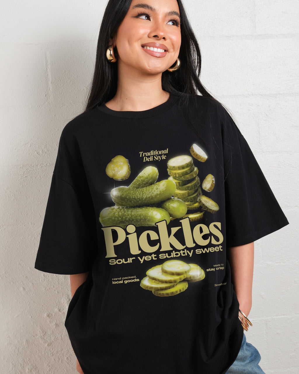 Sour Yet Sweet Pickles Oversized Tee
