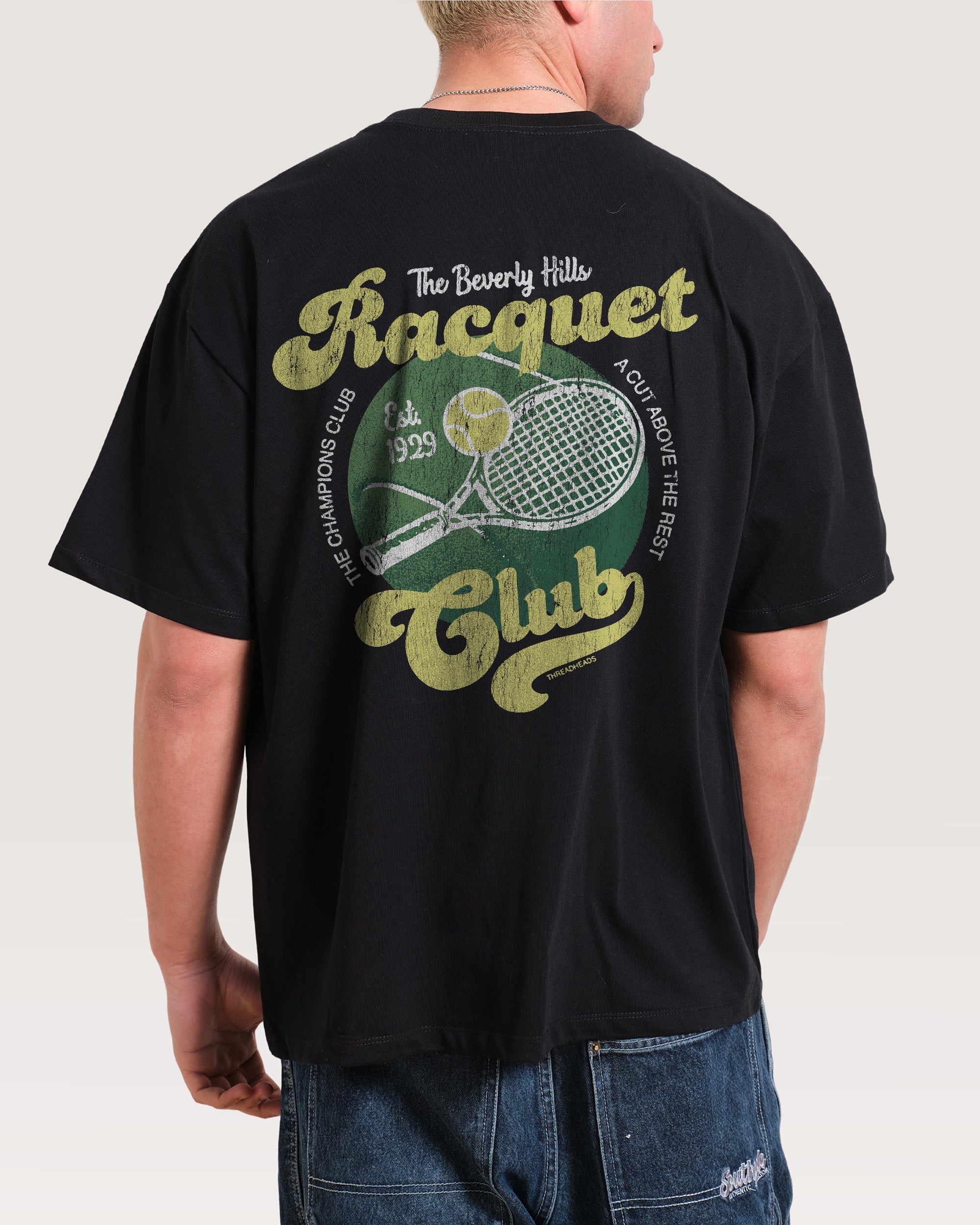 Beverly Hills Racquet Club Oversized Tee