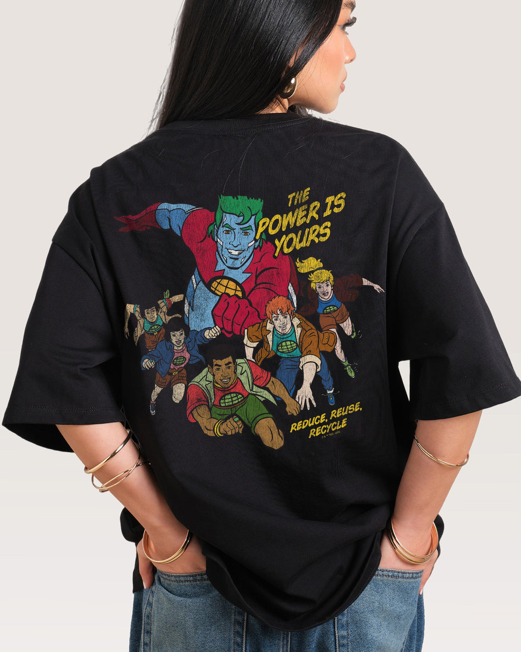 The Power Is Yours Oversized Tee