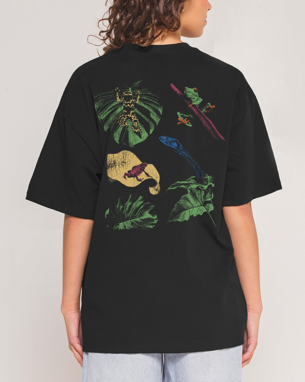 Man I Love Frogs Jungle Edition Oversized Tee