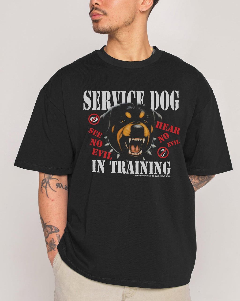Service Dog Oversized Tee