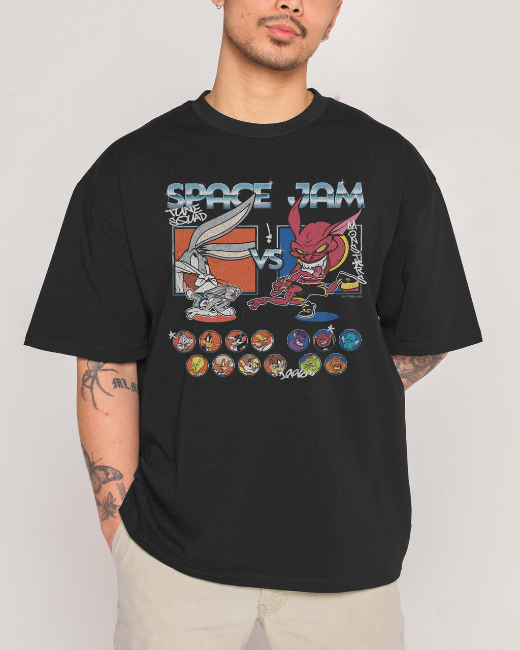 Tune Squad v Monsters Oversized Tee