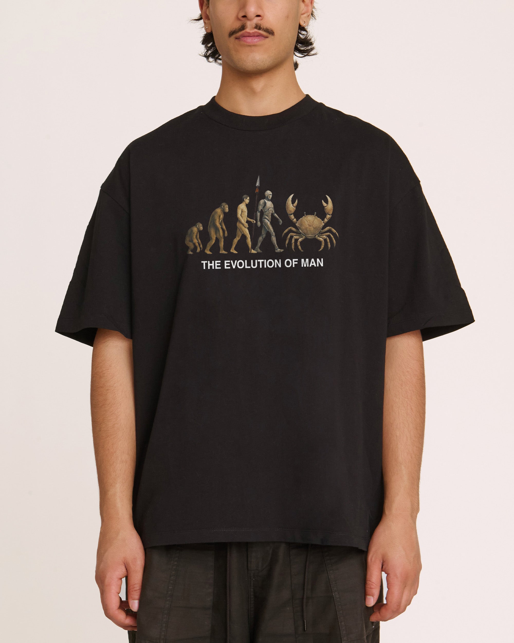 Evolution of Man Oversized Tee