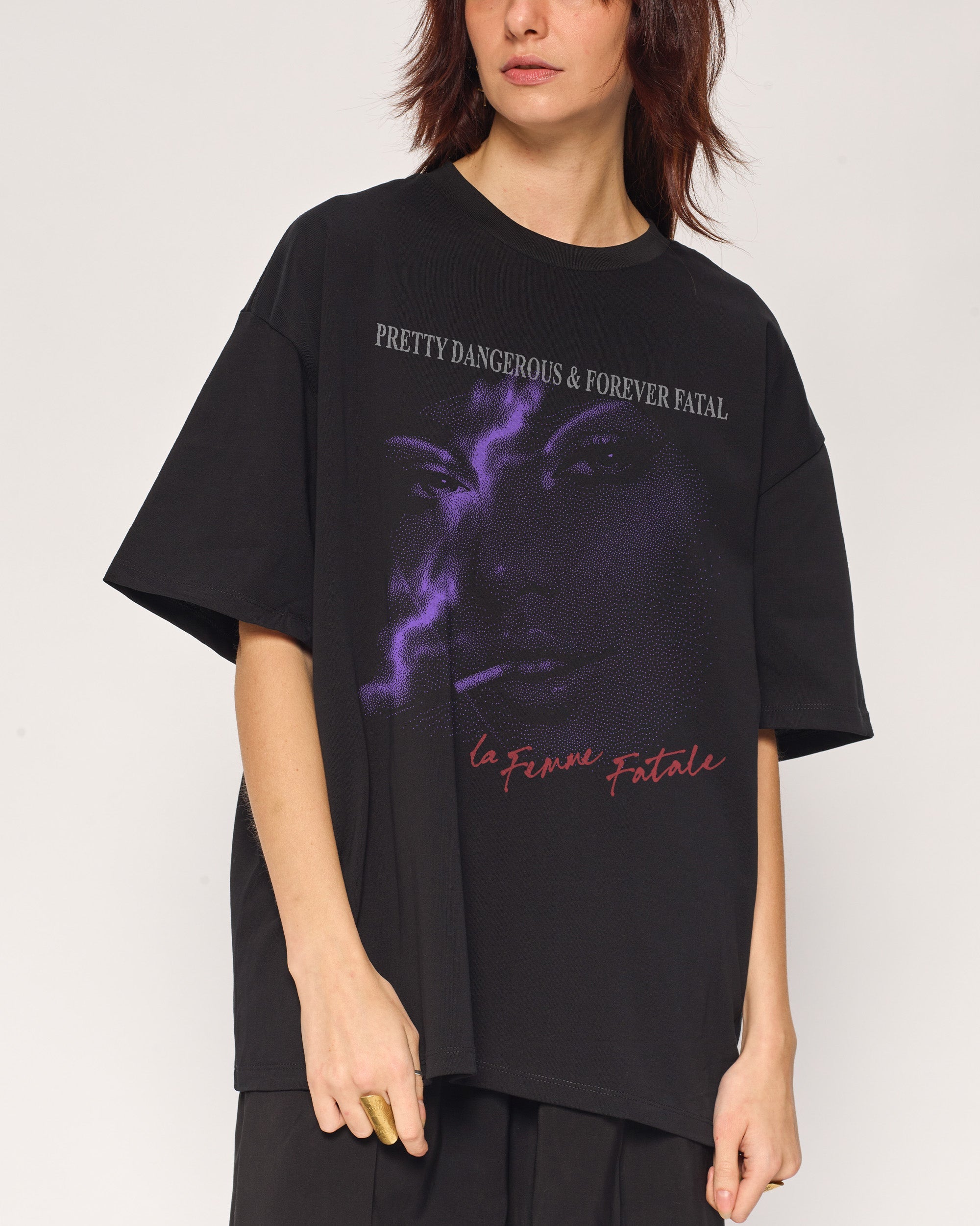 La Femme Fatale Oversized Tee