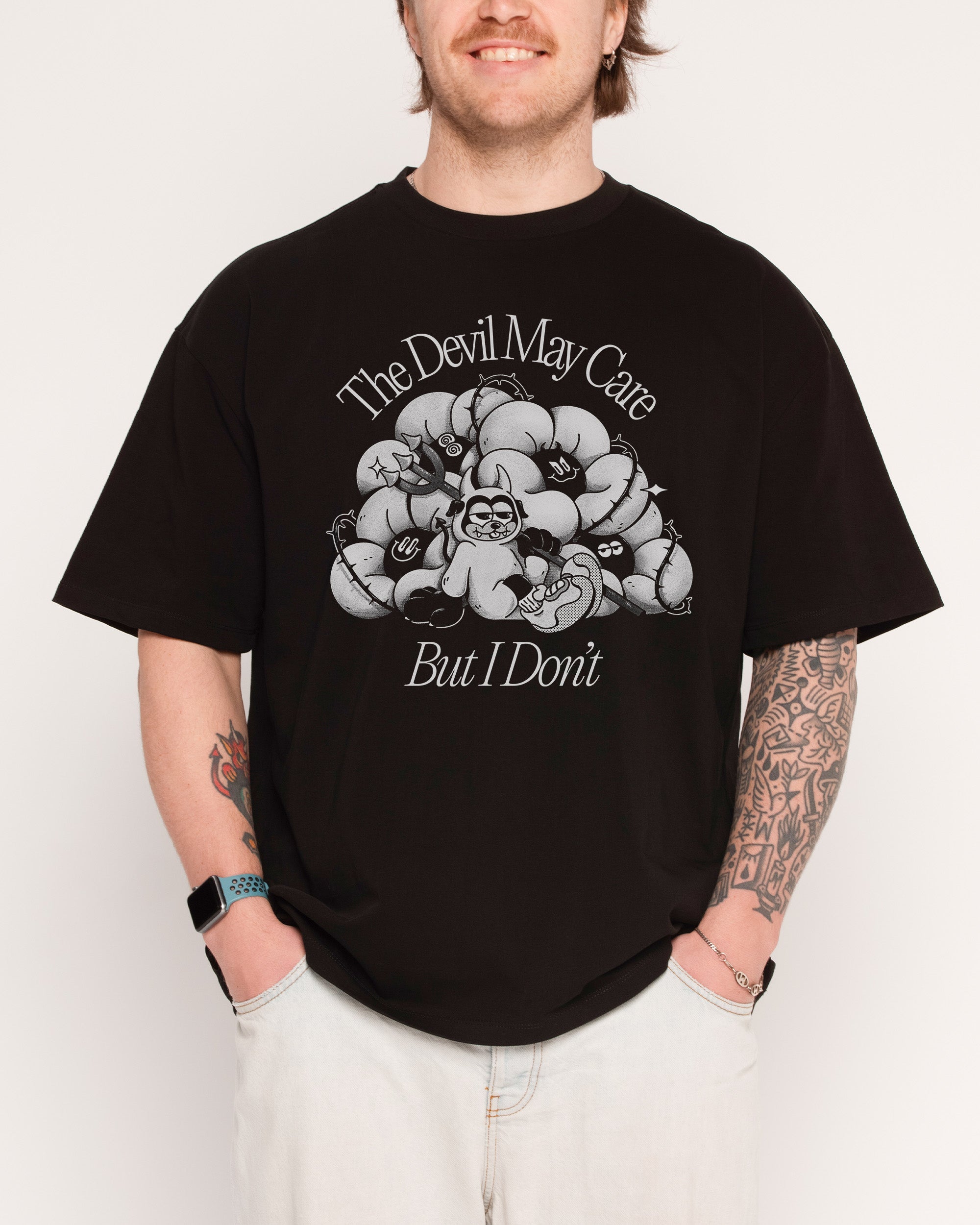 Devil May Care Oversized Tee