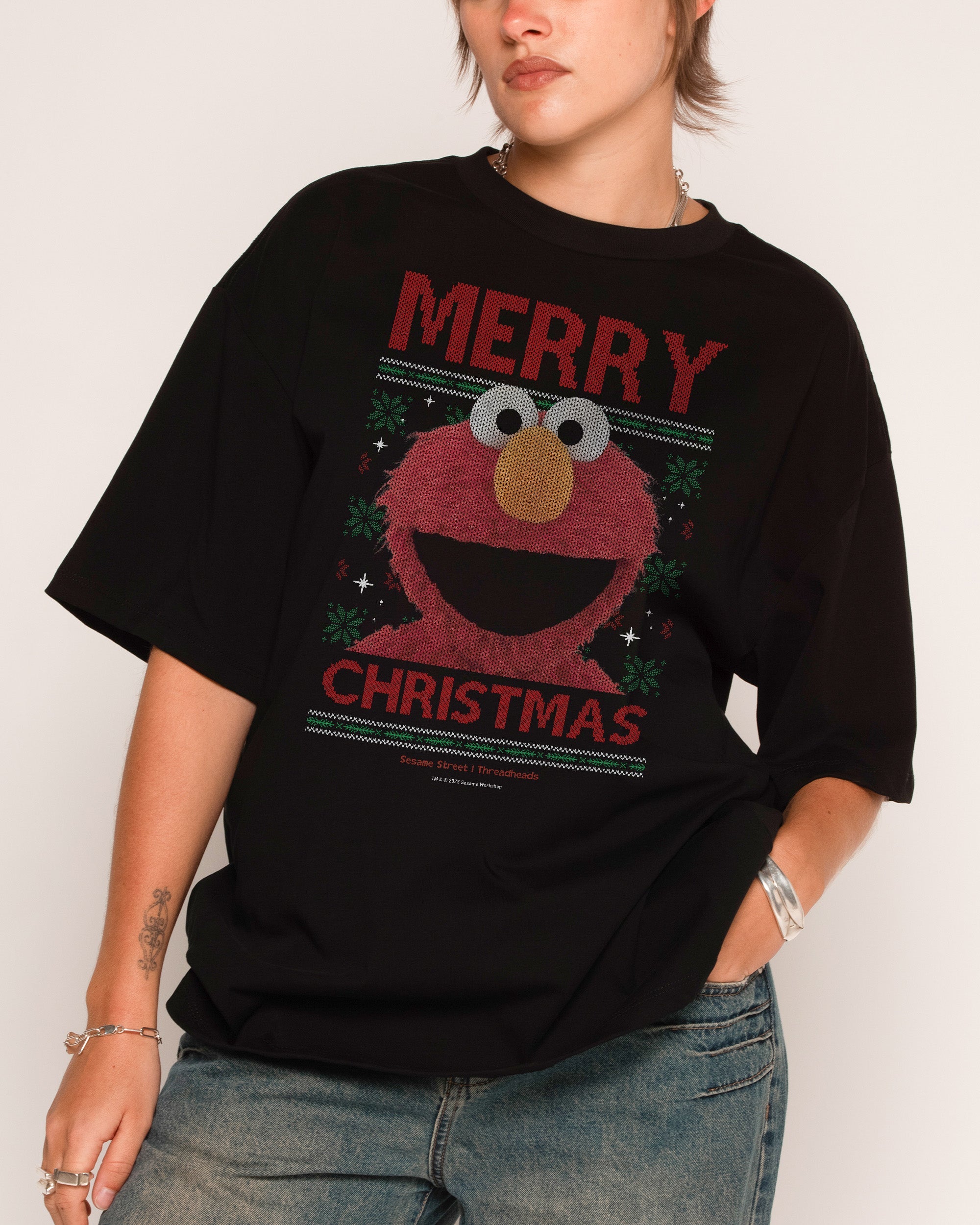 Merry Christmas from Elmo Oversized Tee