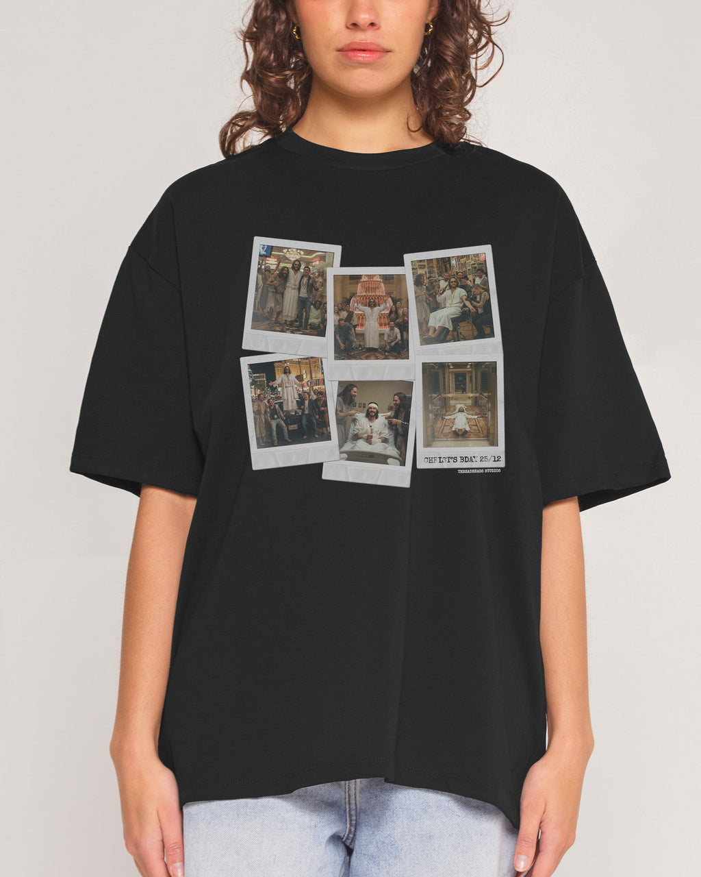 Christ's Bday Bender Oversized Tee