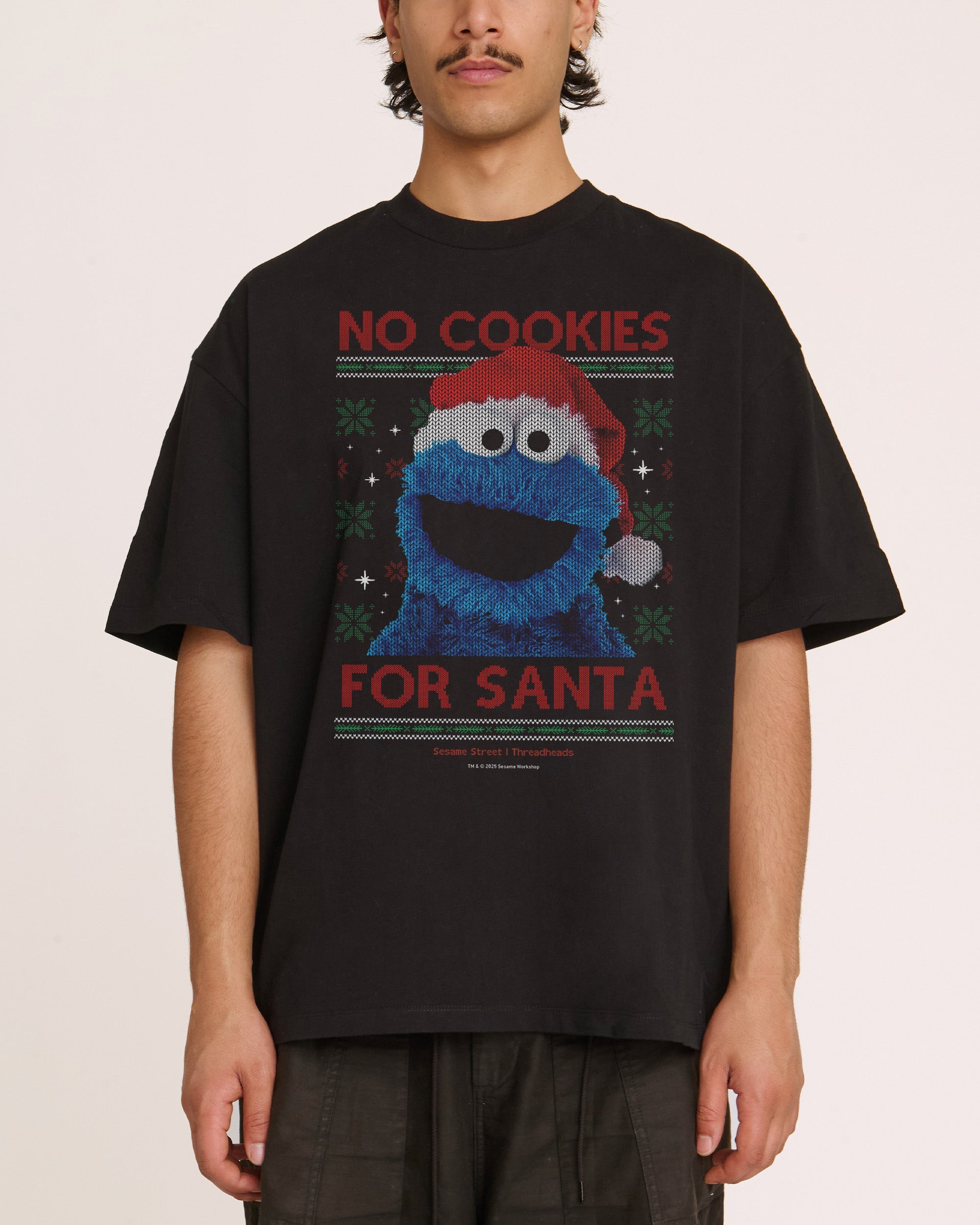No Cookies for Santa Oversized Tee