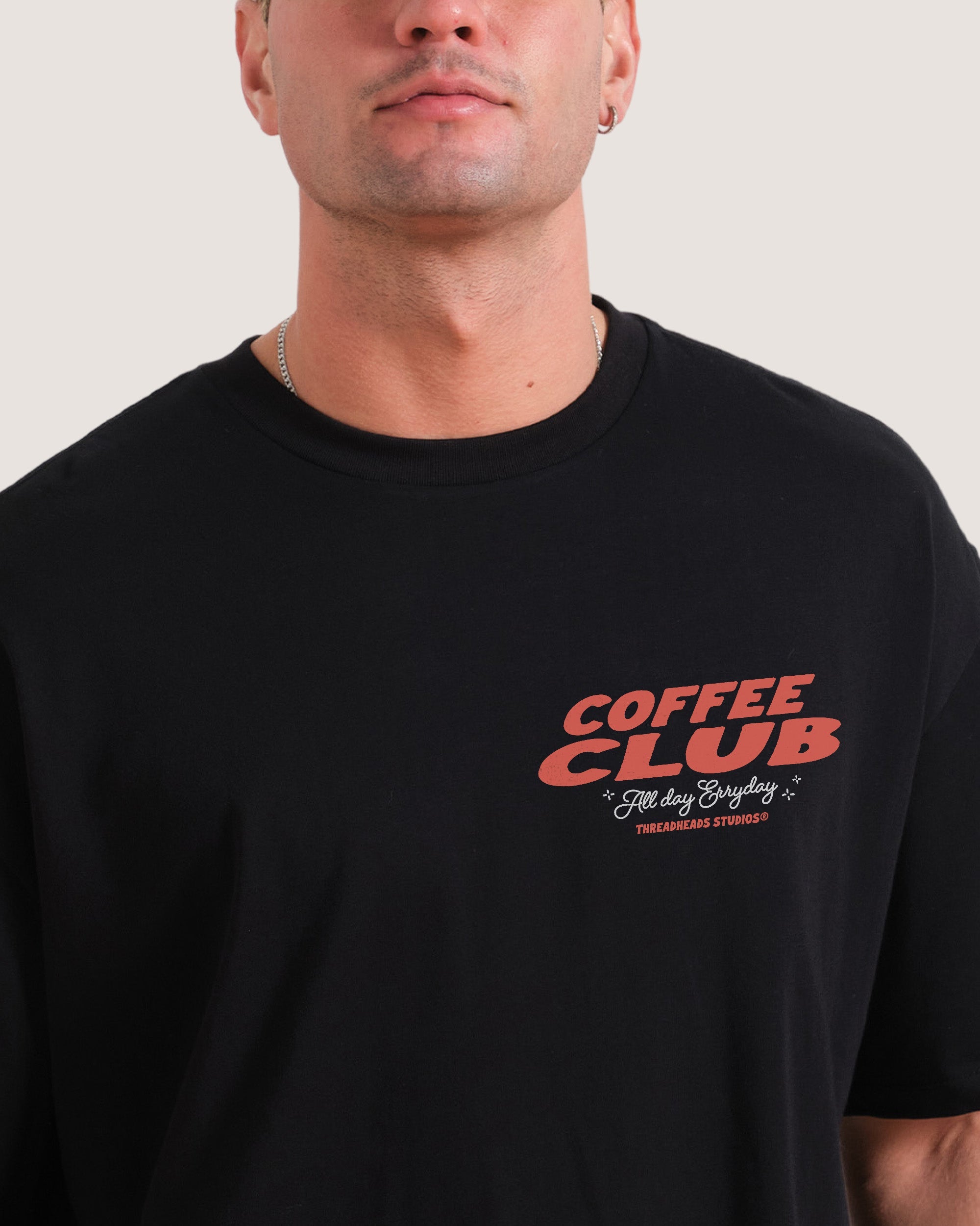 Coffee Club Oversized Tee