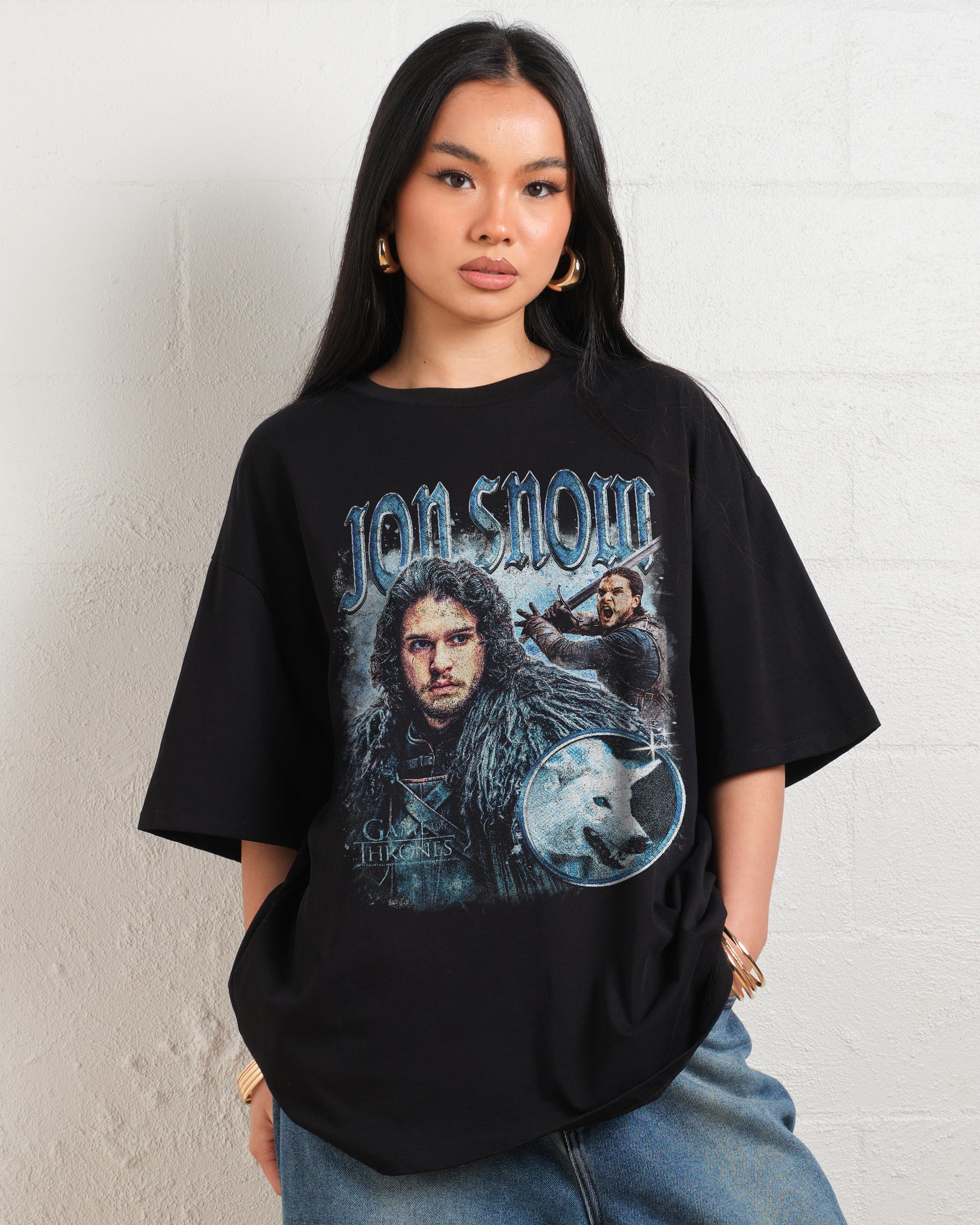 Vintage Jon Snow Oversized Tee