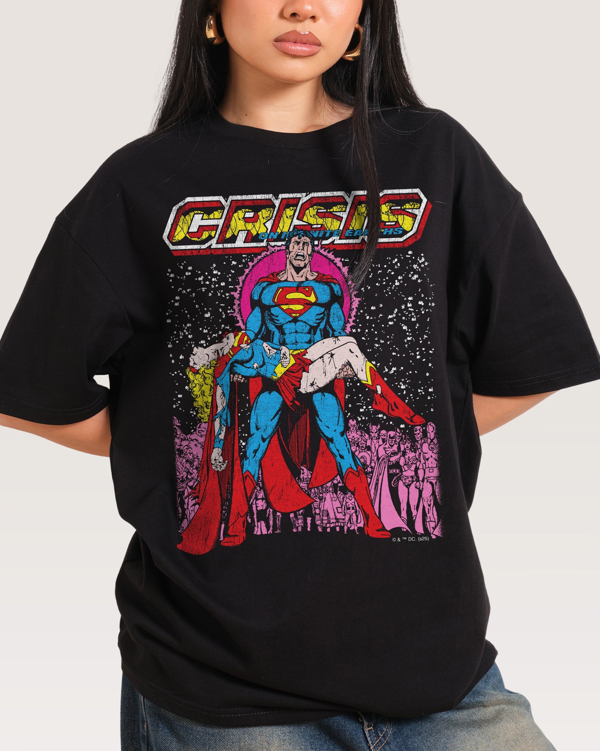 Superman Crisis Oversized Tee