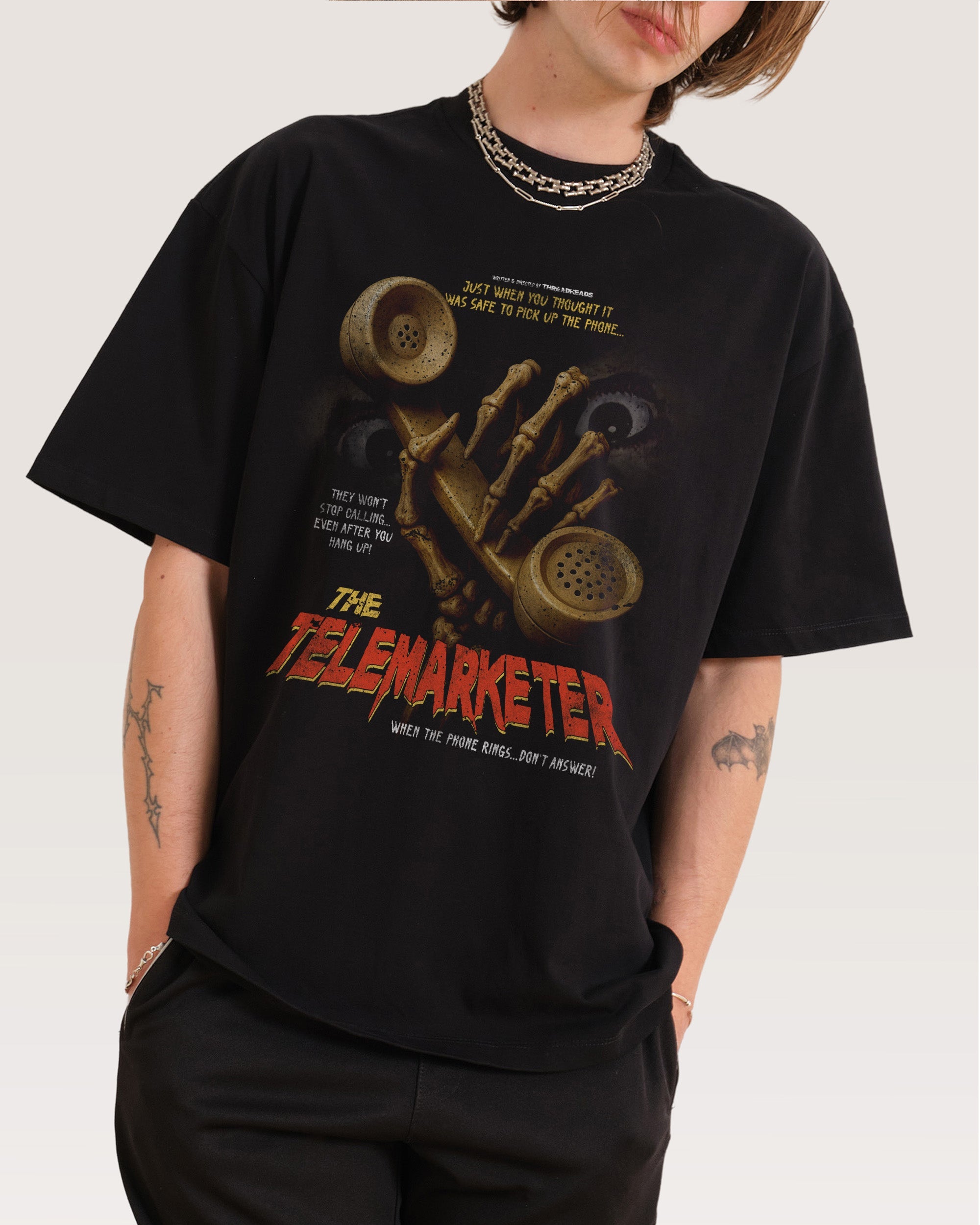The Telemarketer Oversized Tee